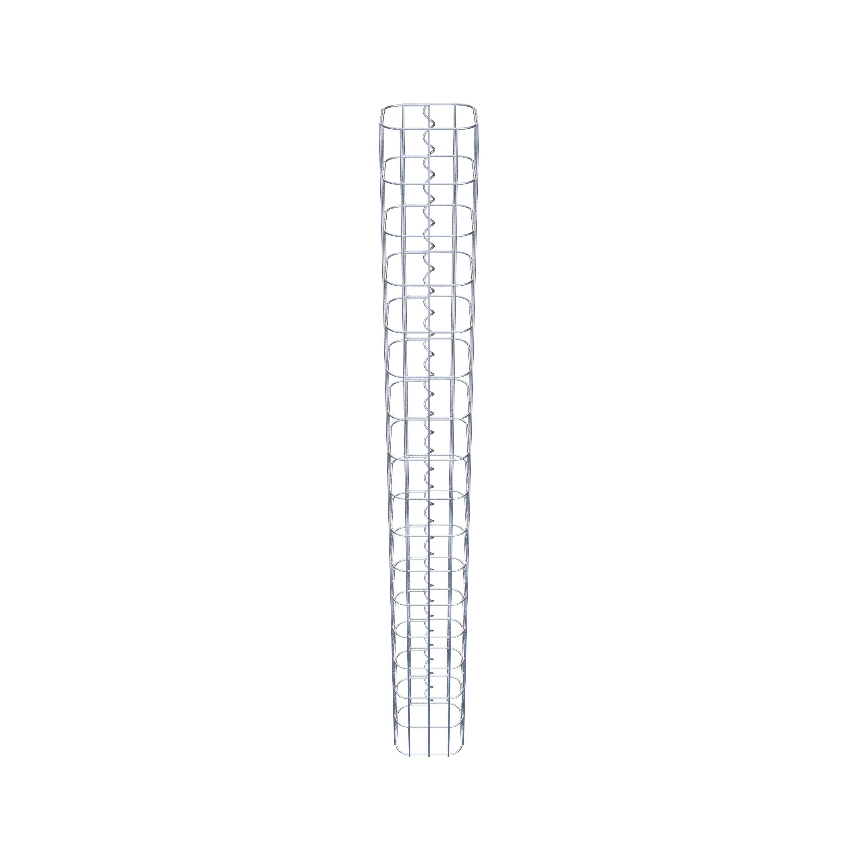 Colonne de gabion 17 x 17 cm, MW 5 x 10 cm carré