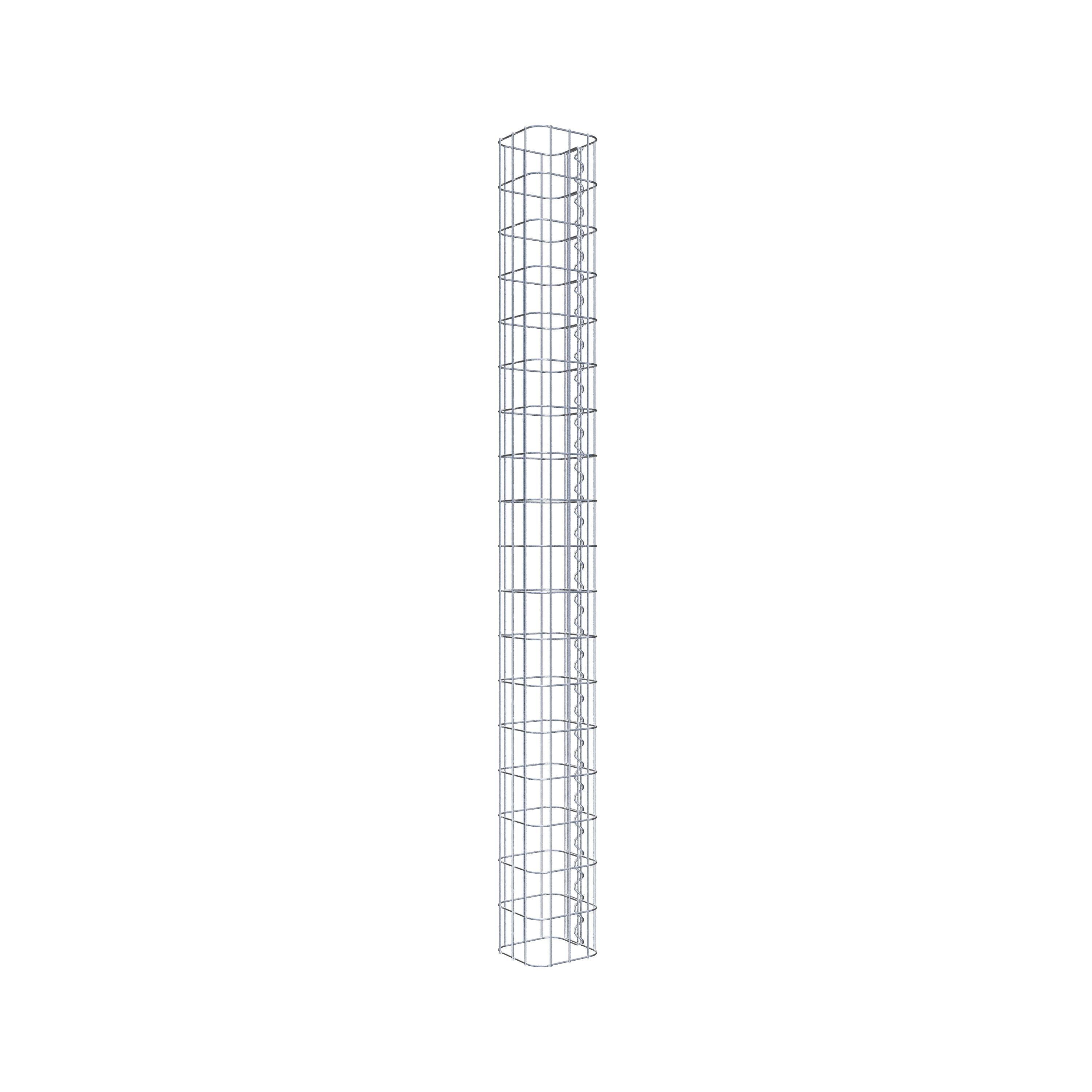 Colonne de gabion 17 x 17 cm, MW 5 x 10 cm carré