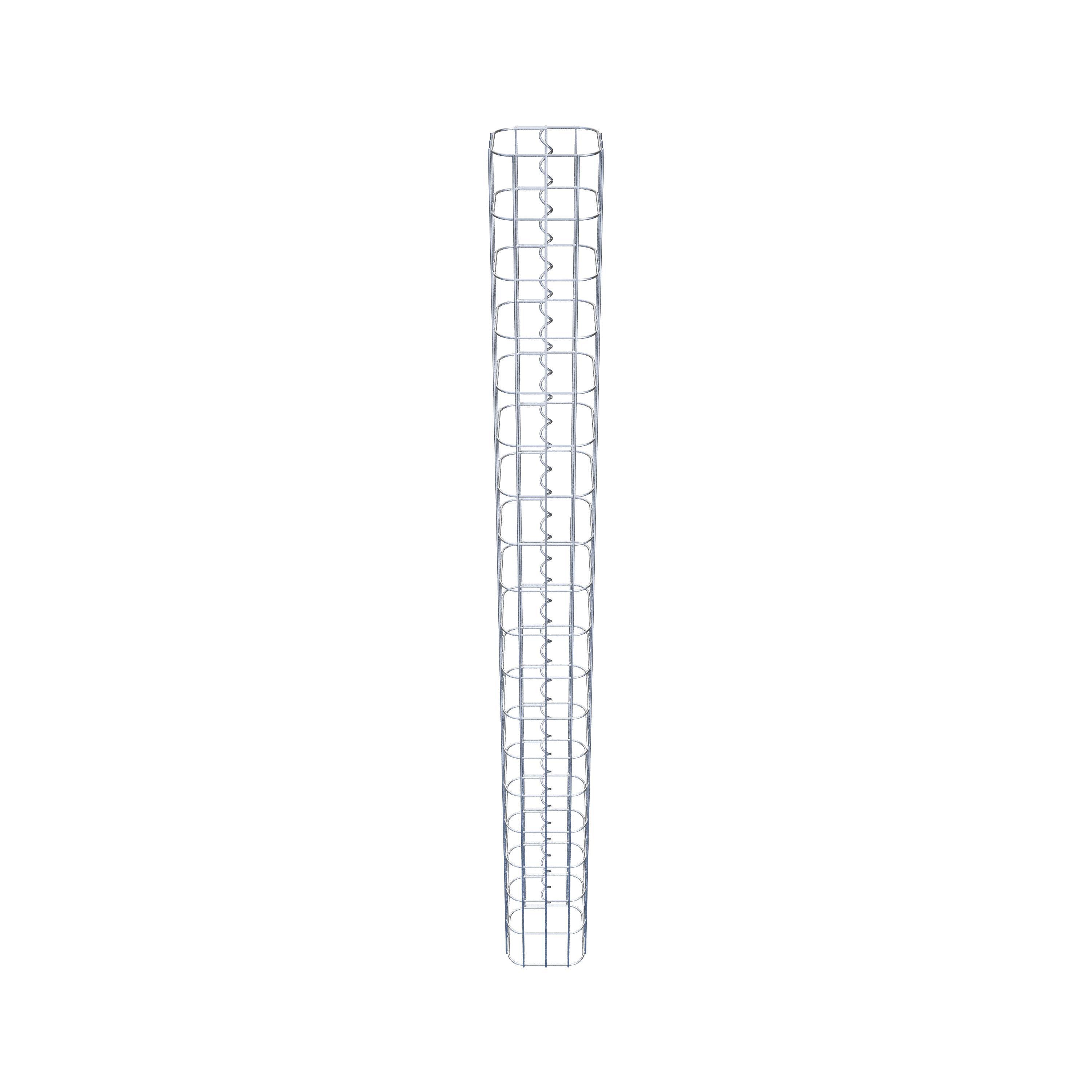 Colonne de gabion 17 x 17 cm, MW 5 x 10 cm carré