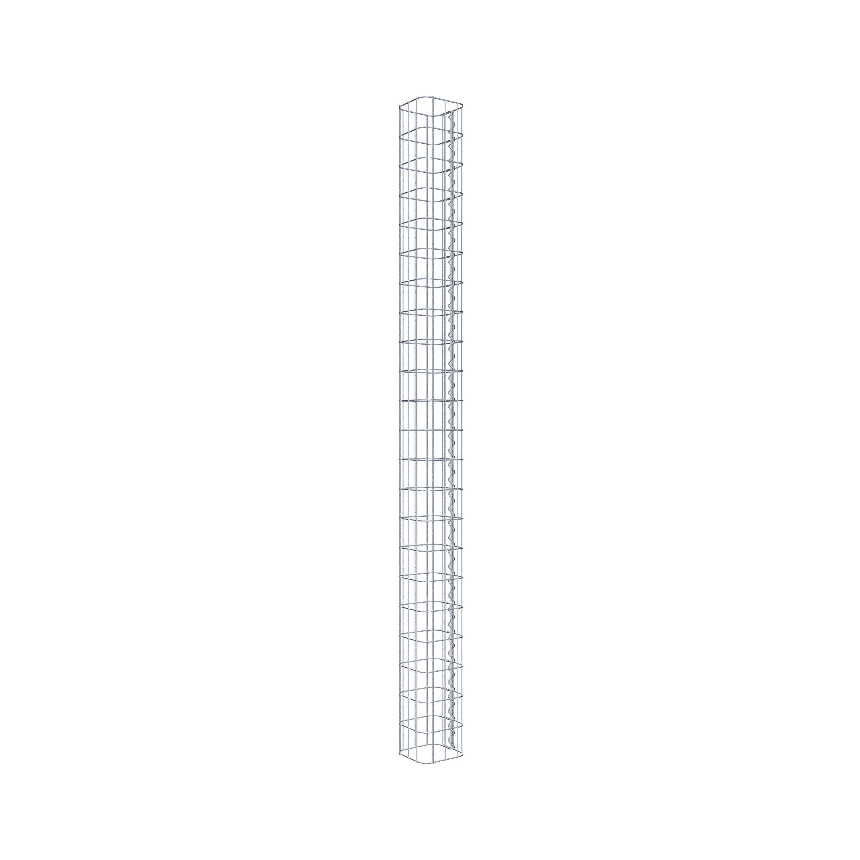 Colonne de gabion 17 x 17 cm, MW 5 x 10 cm carré
