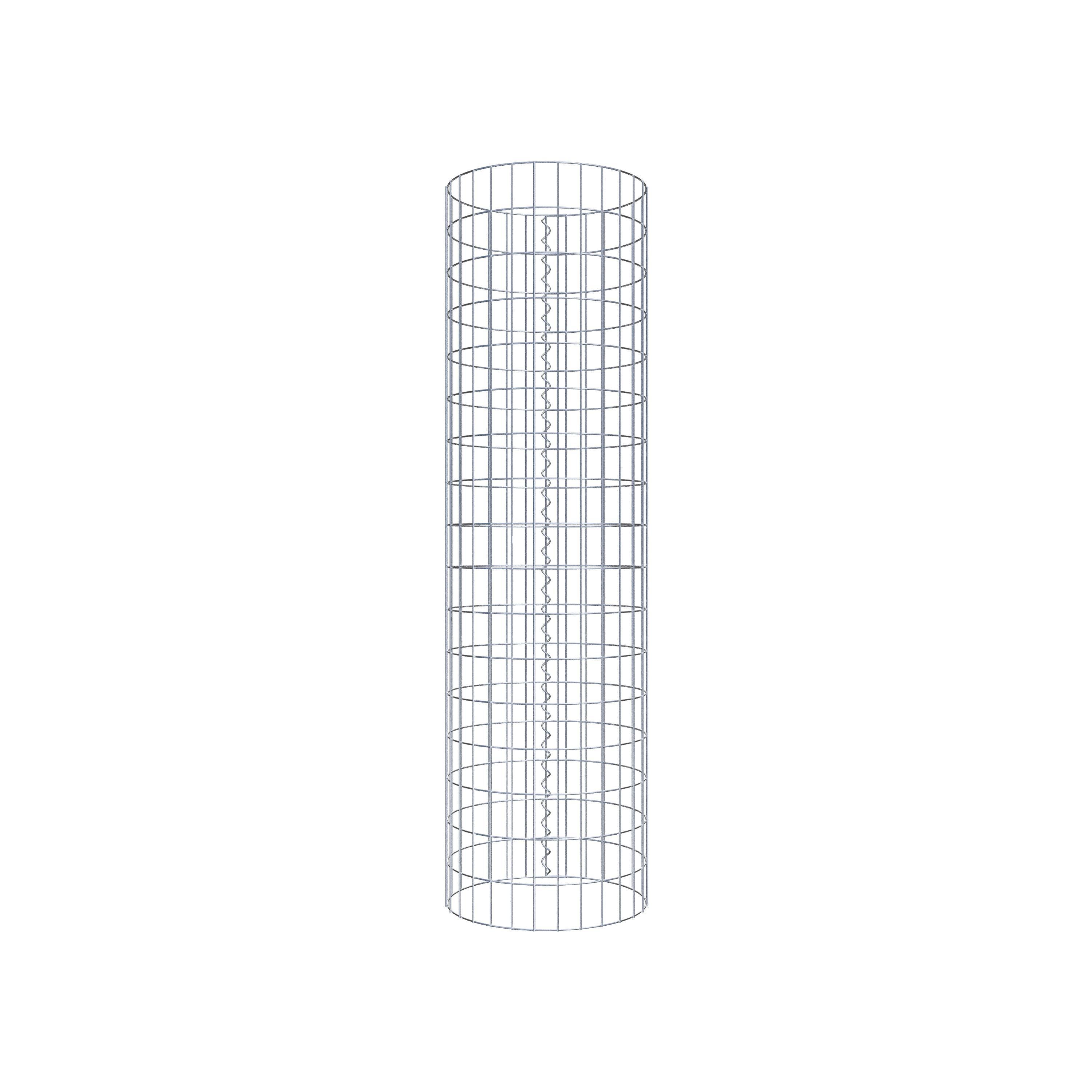 Colonna di gabbioni diametro 47 cm, MW 5 x 10 cm rotonda
