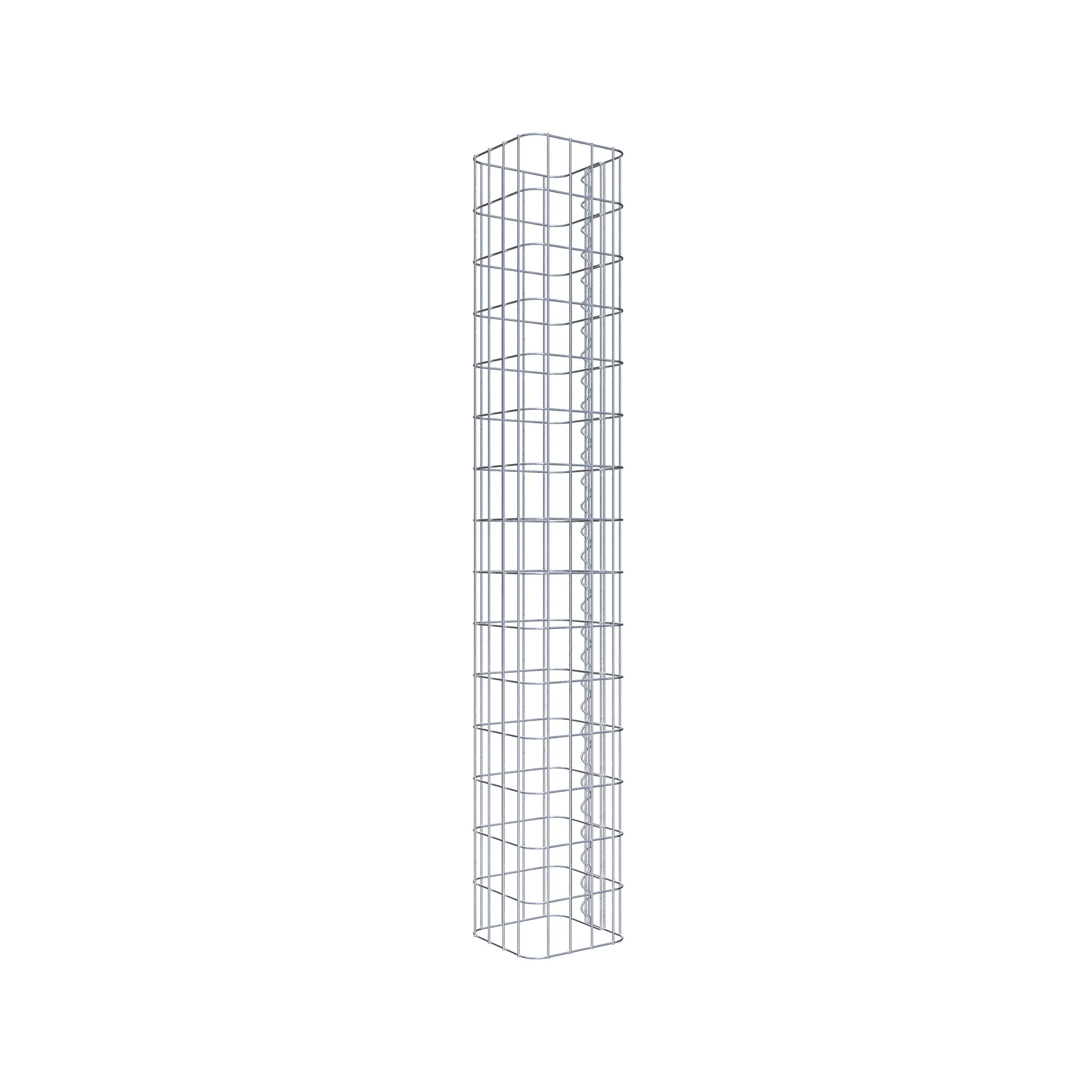 Gabionsøjle 22 x 22 cm, MW 5 x 10 cm kvadratisk