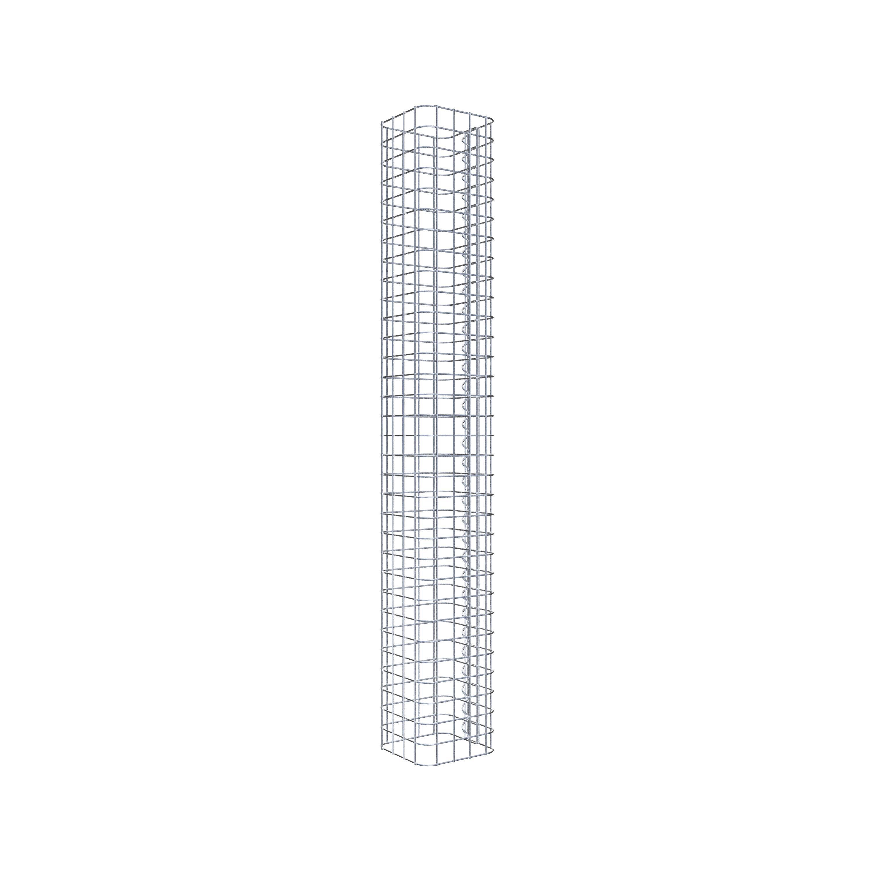 Colonne de gabion 22 x 22 cm MW 5 x 5 cm carré