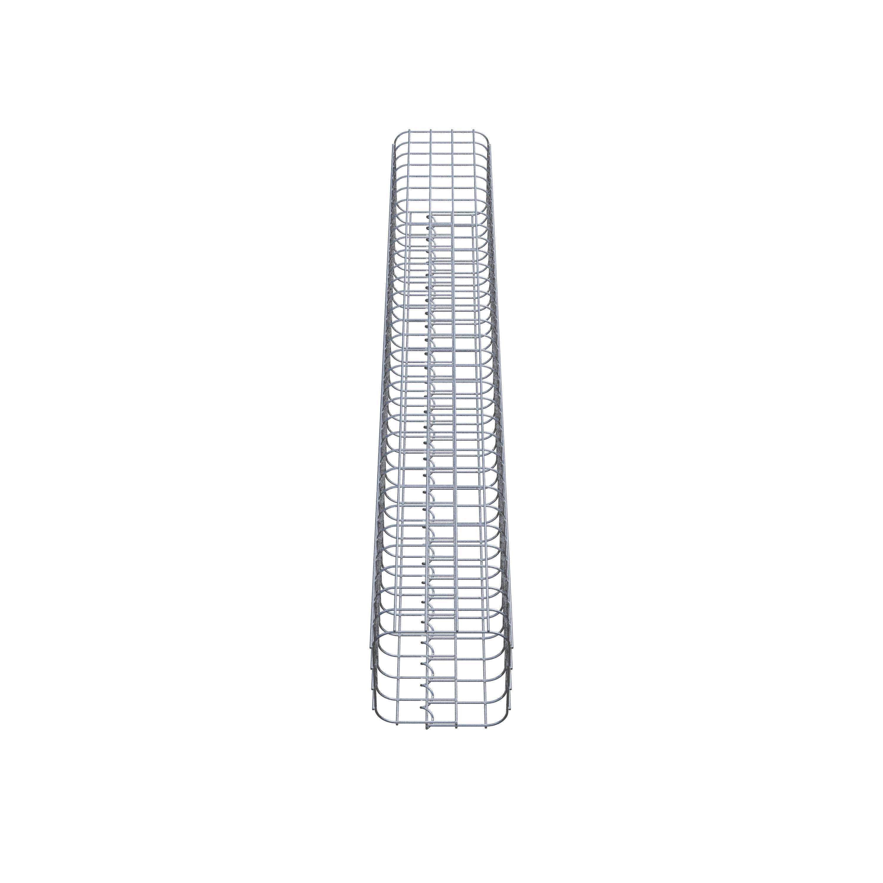 Colonne de gabion 22 x 22 cm MW 5 x 5 cm carré