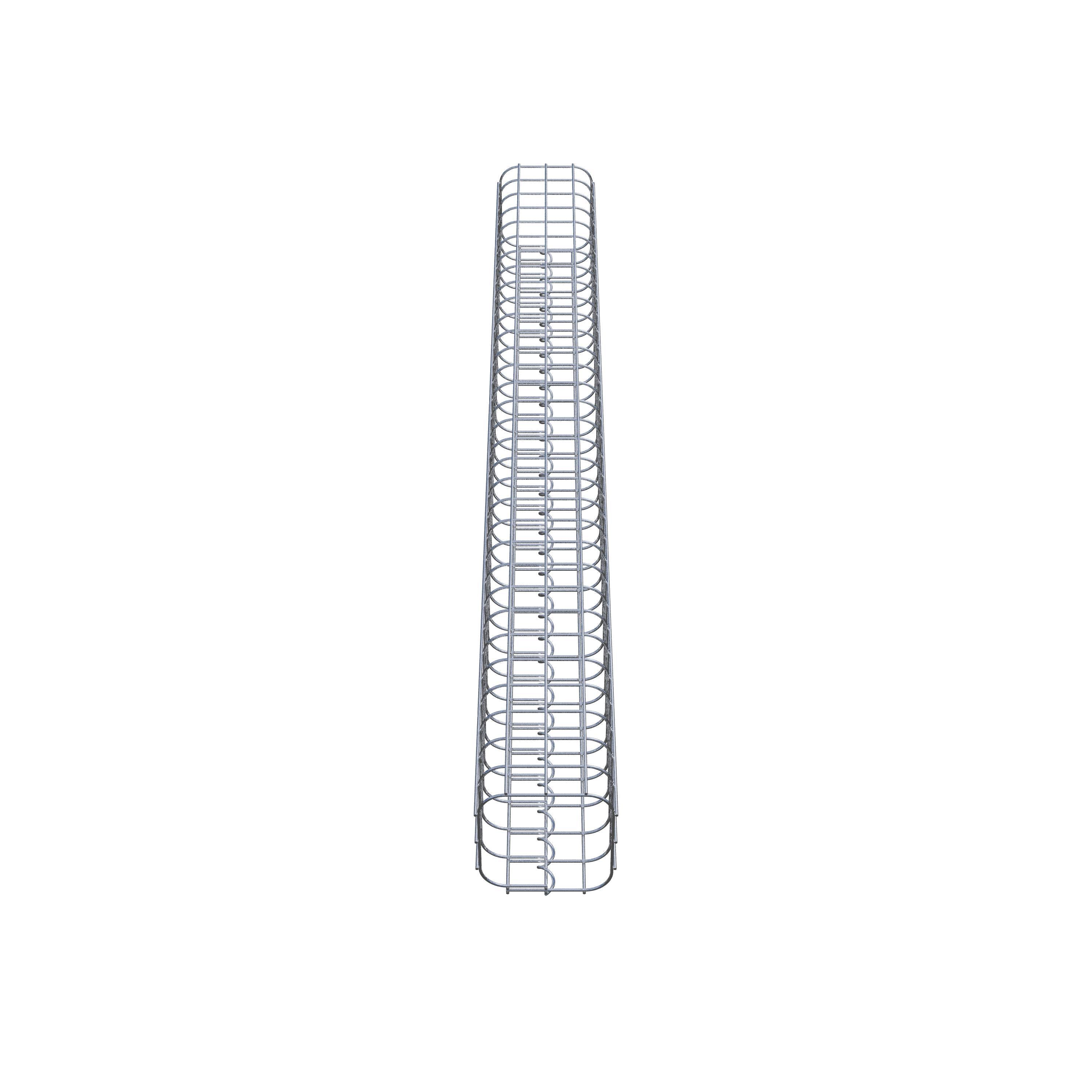 Colonna di gabbioni 17 x 17 cm, MW 5 x 5 cm quadrato