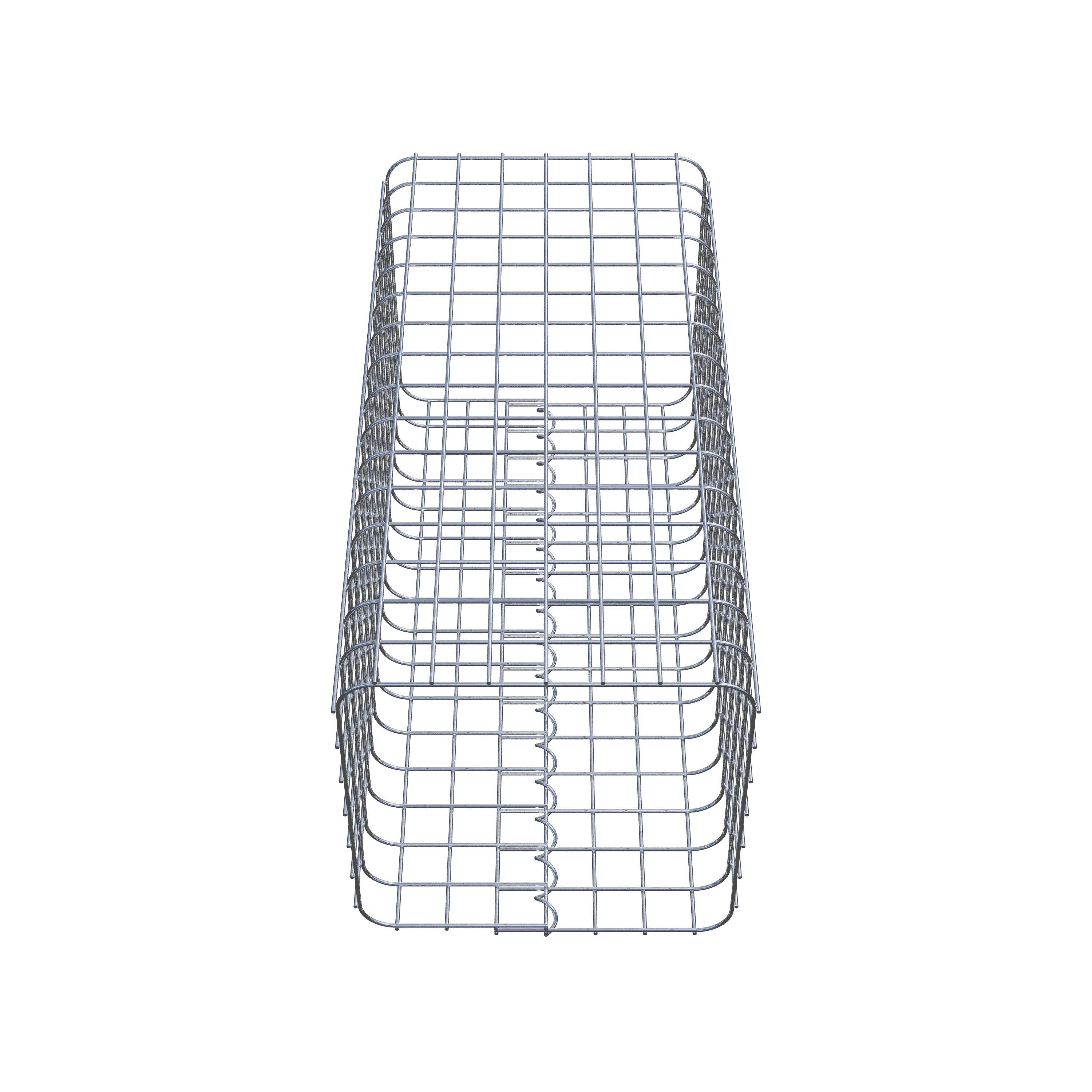Colonna di gabbioni 37 x 37 cm MW 5 x 5 cm quadrato