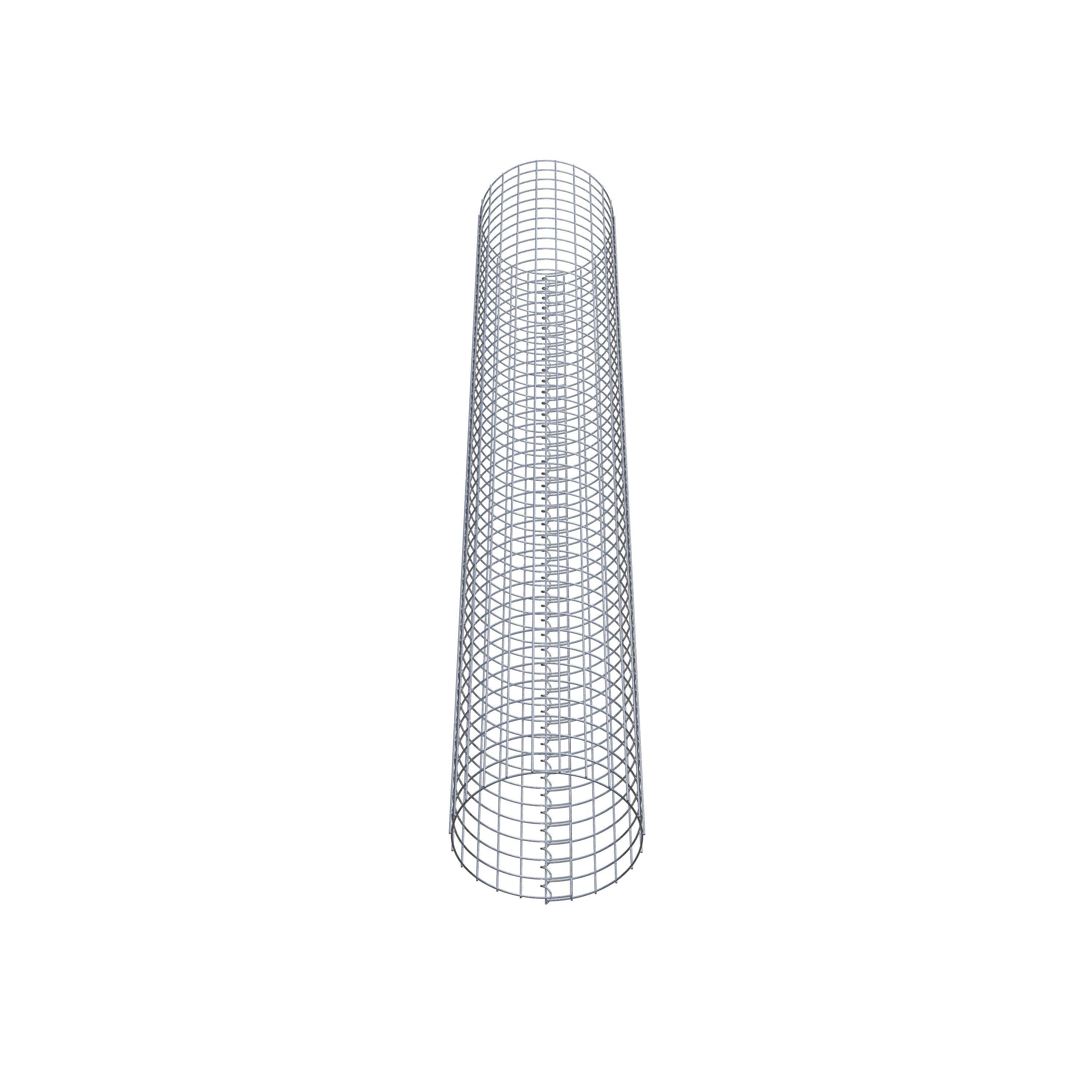 Gabionensäule Durchmesser 37 cm MW 5 x 5 cm rund