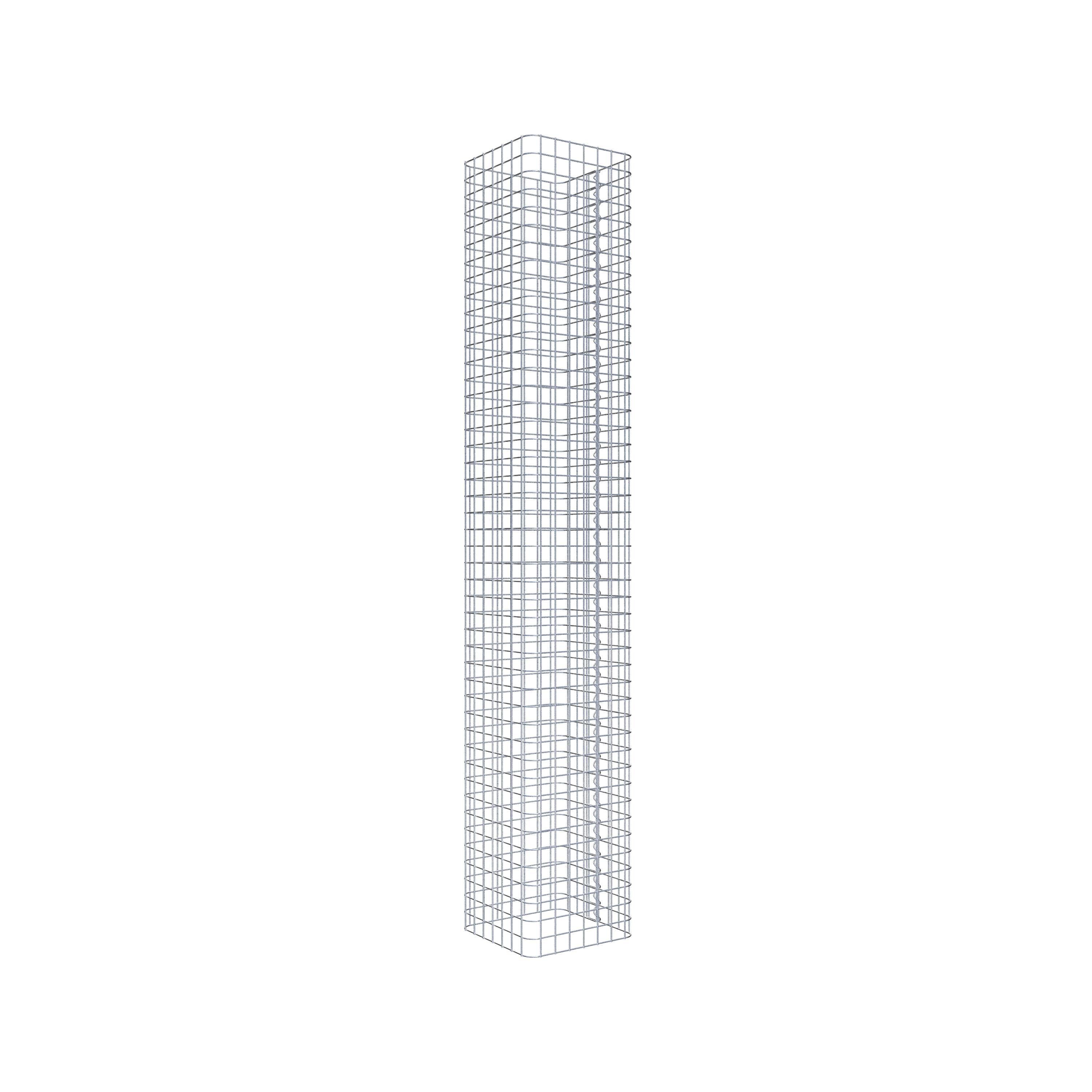 Colonna di gabbioni 37 x 37 cm MW 5 x 5 cm quadrato