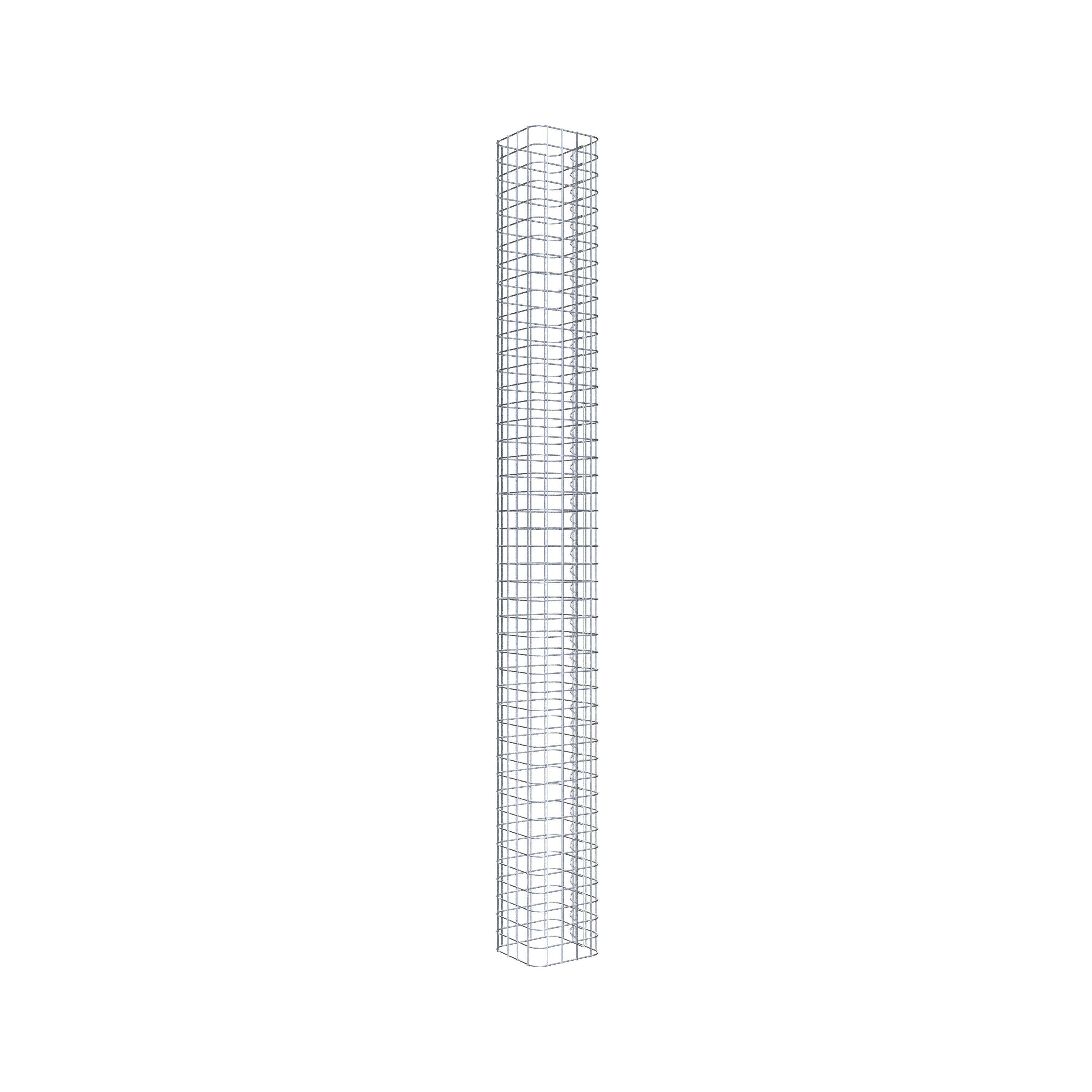 Colonne de gabion 22 x 22 cm MW 5 x 5 cm carré