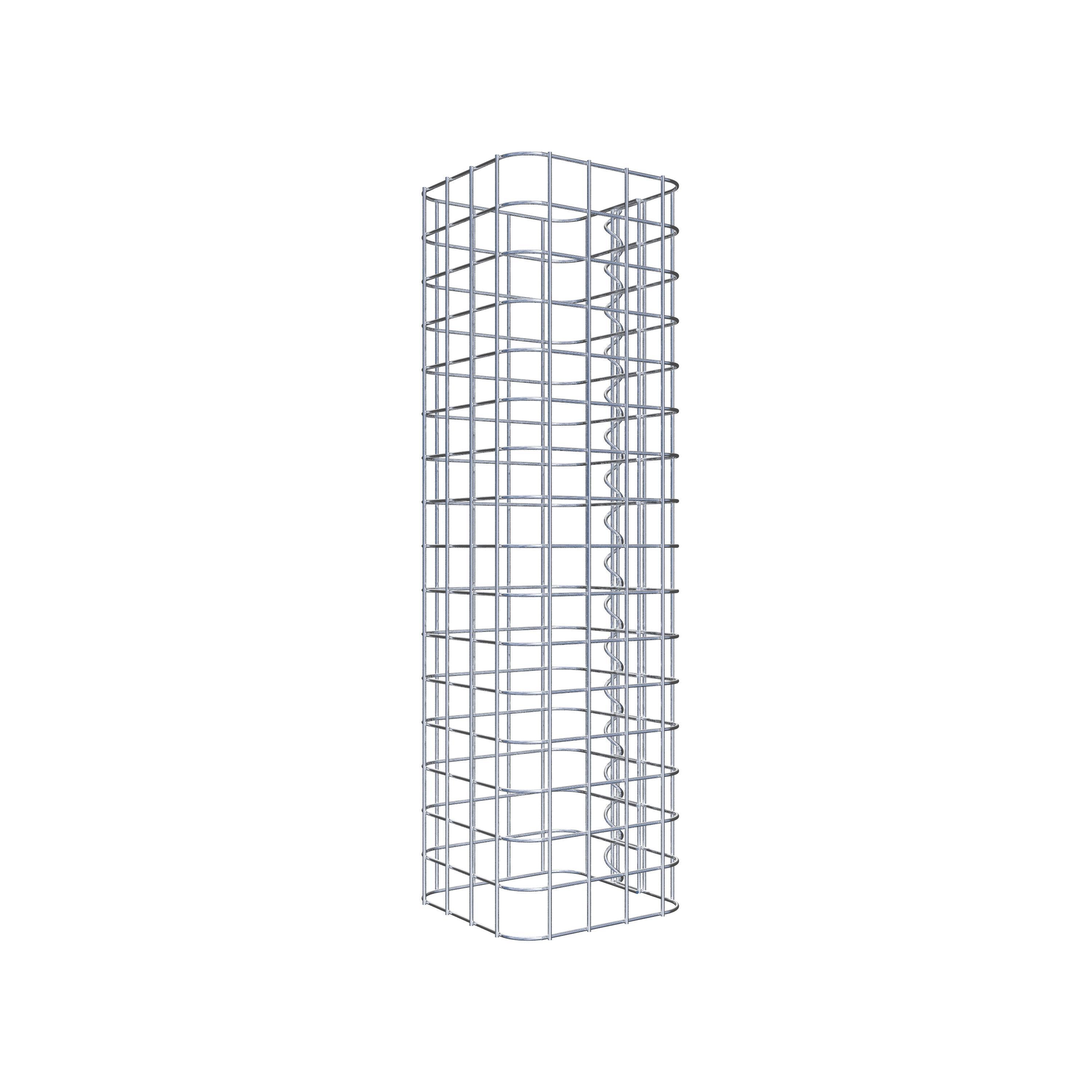 Colonne de gabion 22 x 22 cm MW 5 x 5 cm carré