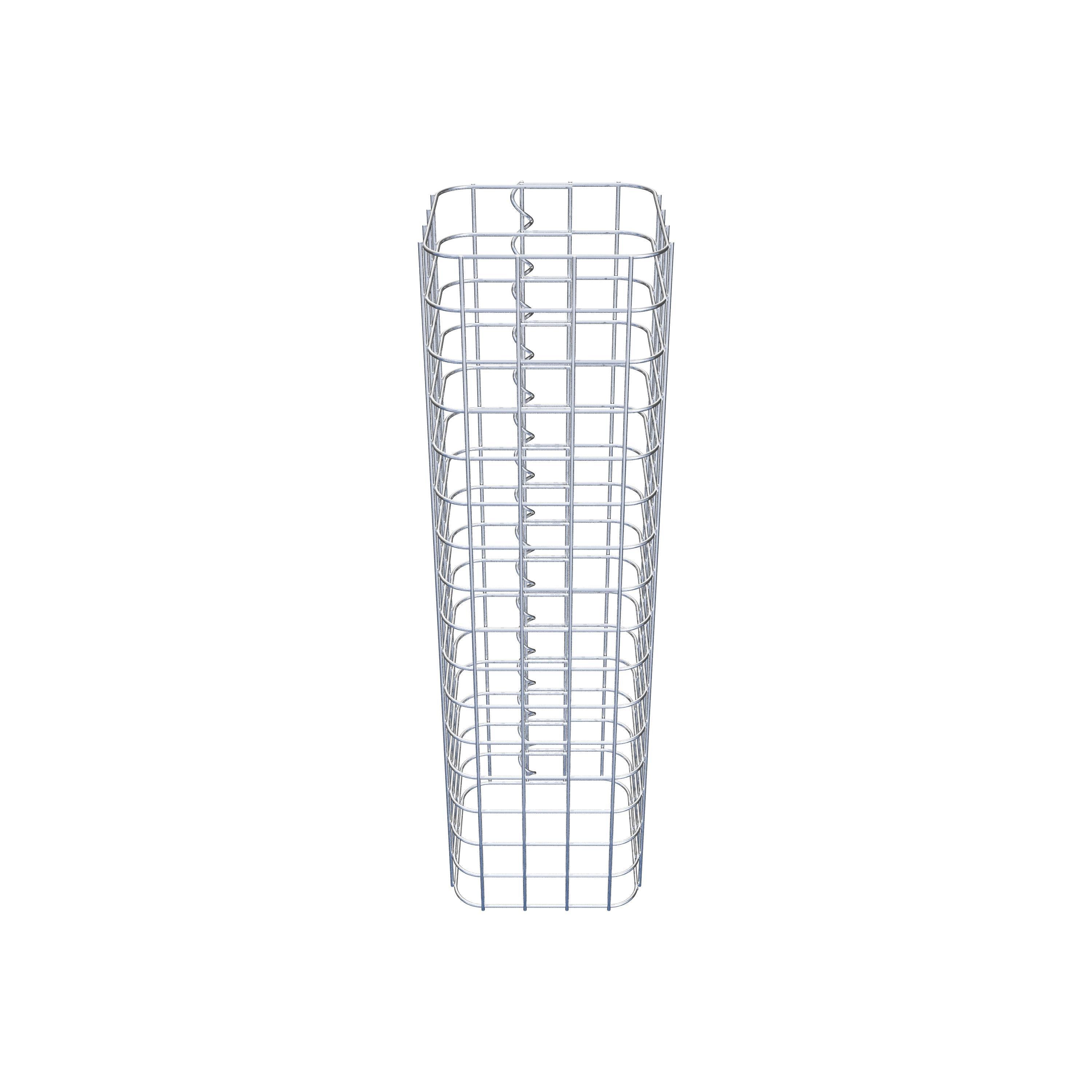 Colonne de gabion 22 x 22 cm MW 5 x 5 cm carré