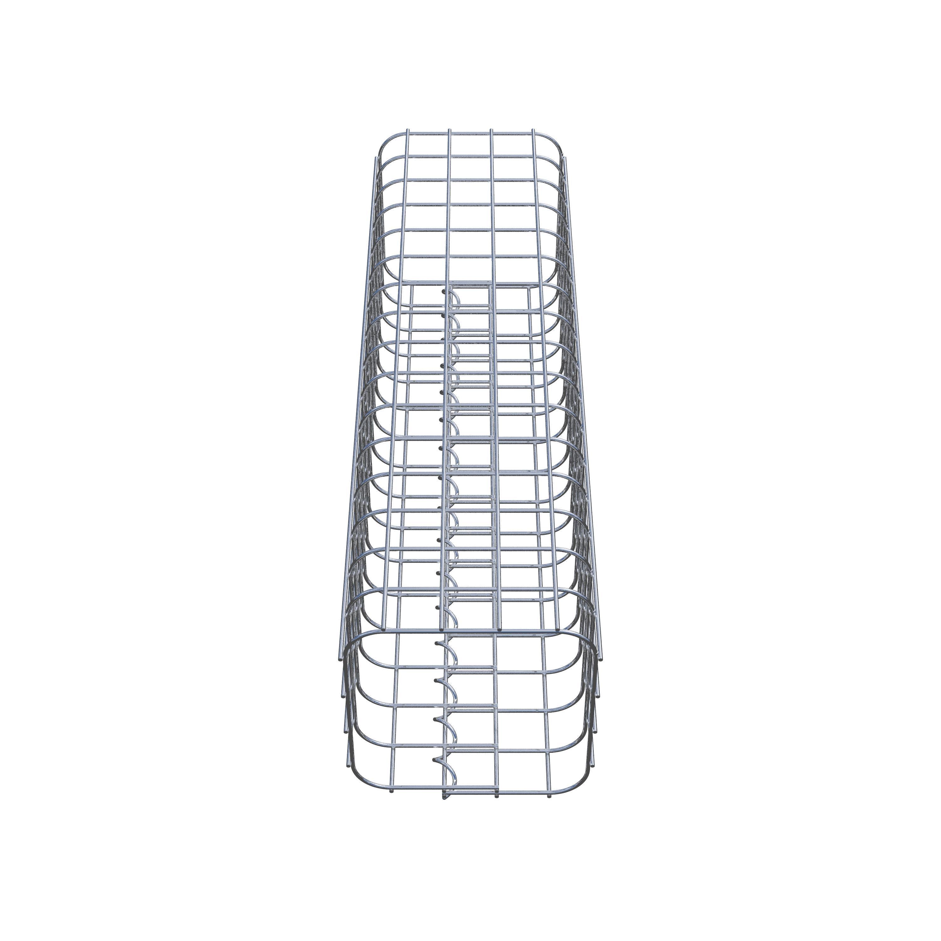 Colonne de gabion 22 x 22 cm MW 5 x 5 cm carré