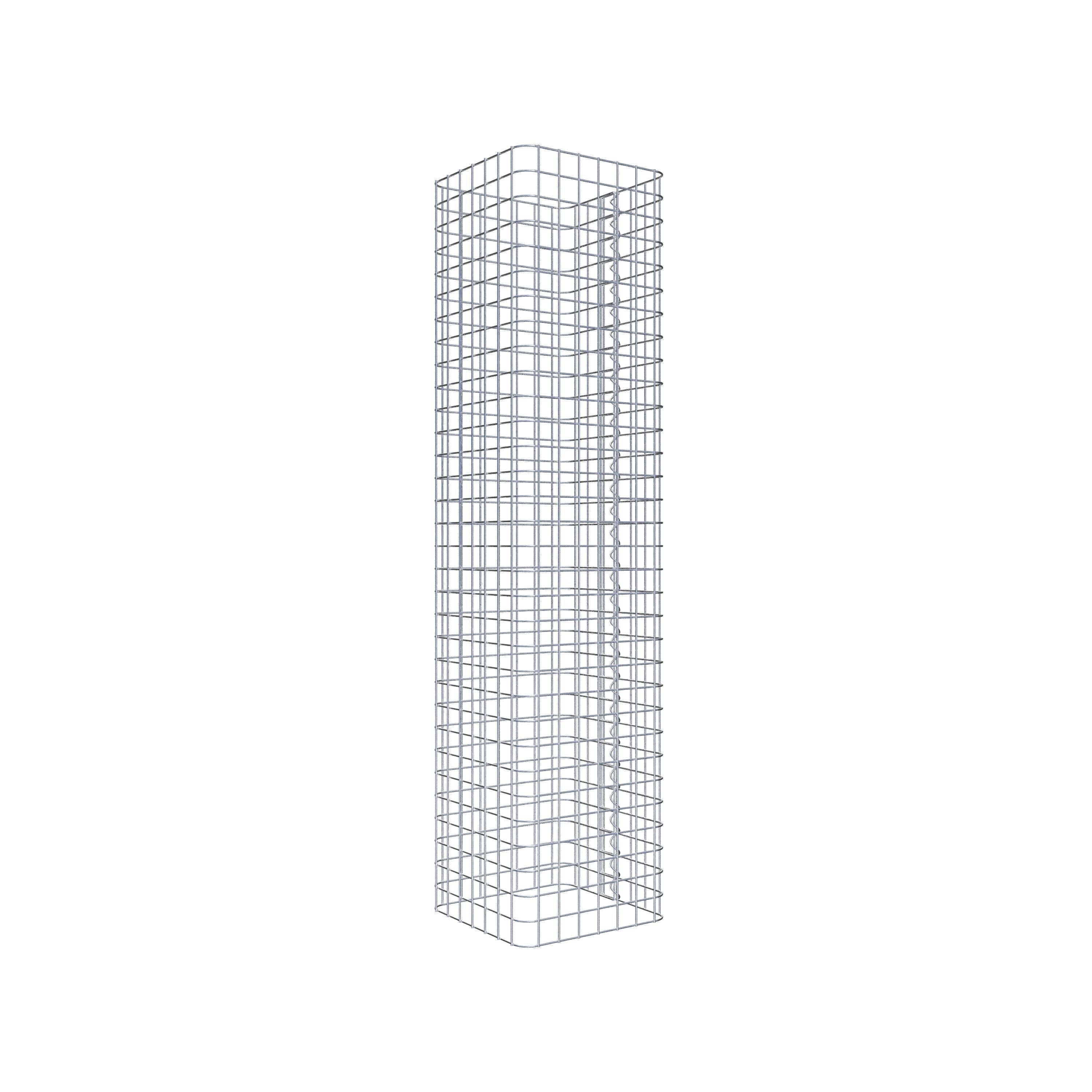 Colonna di gabbioni 37 x 37 cm MW 5 x 5 cm quadrato