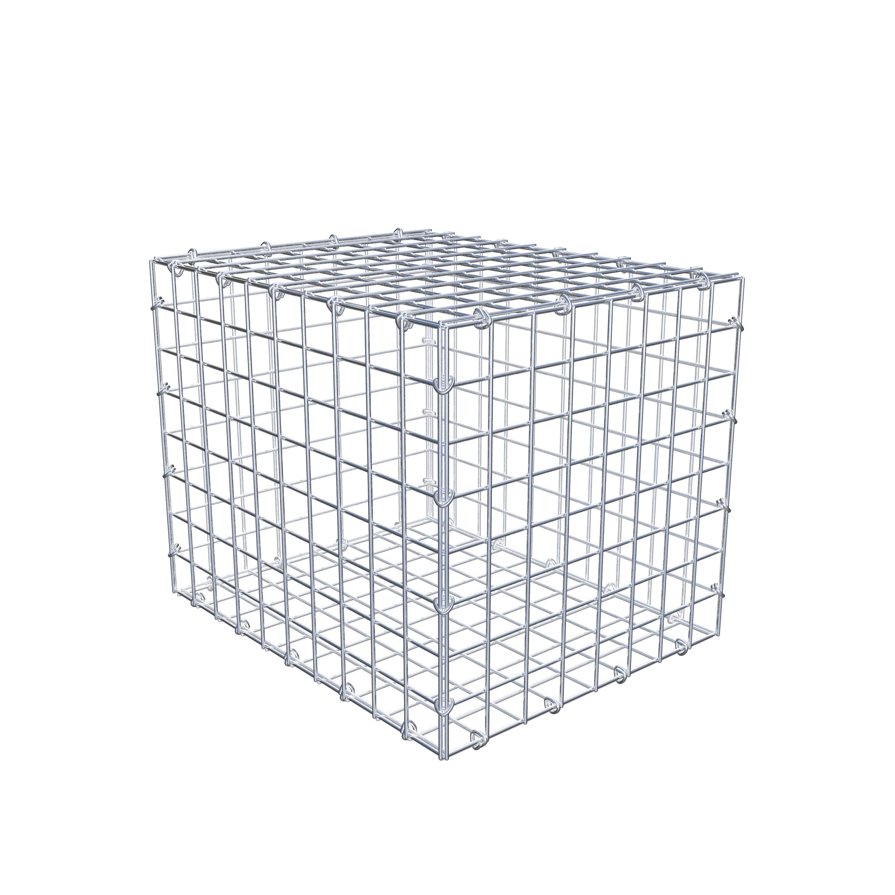 Gabion 50 cm x 40 cm x 40 cm (L x H x P), mailles 5 cm x 5 cm, anneau en C
