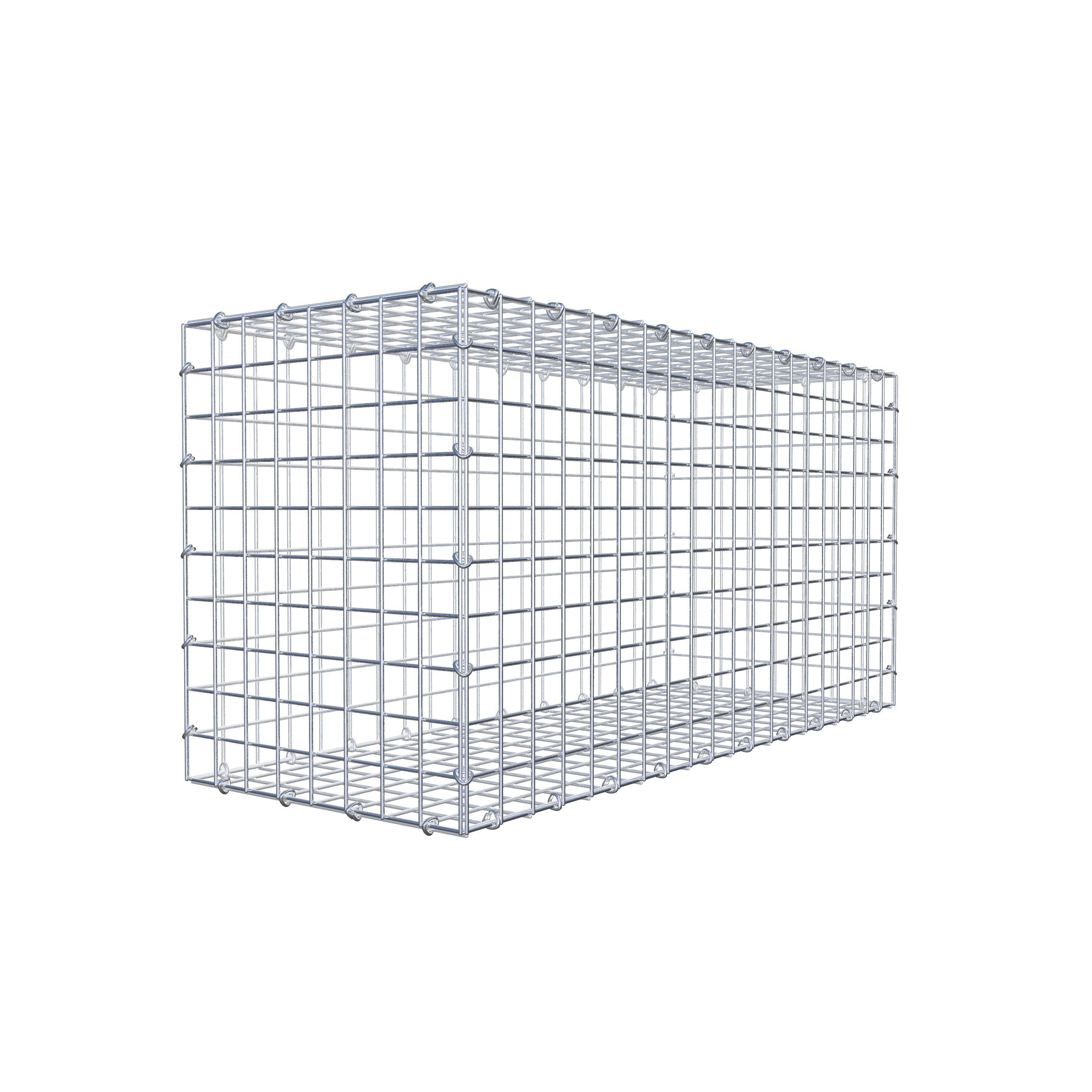Gabion 100 cm x 50 cm x 40 cm (L x H x P), mailles 5 cm x 5 cm, anneau en C