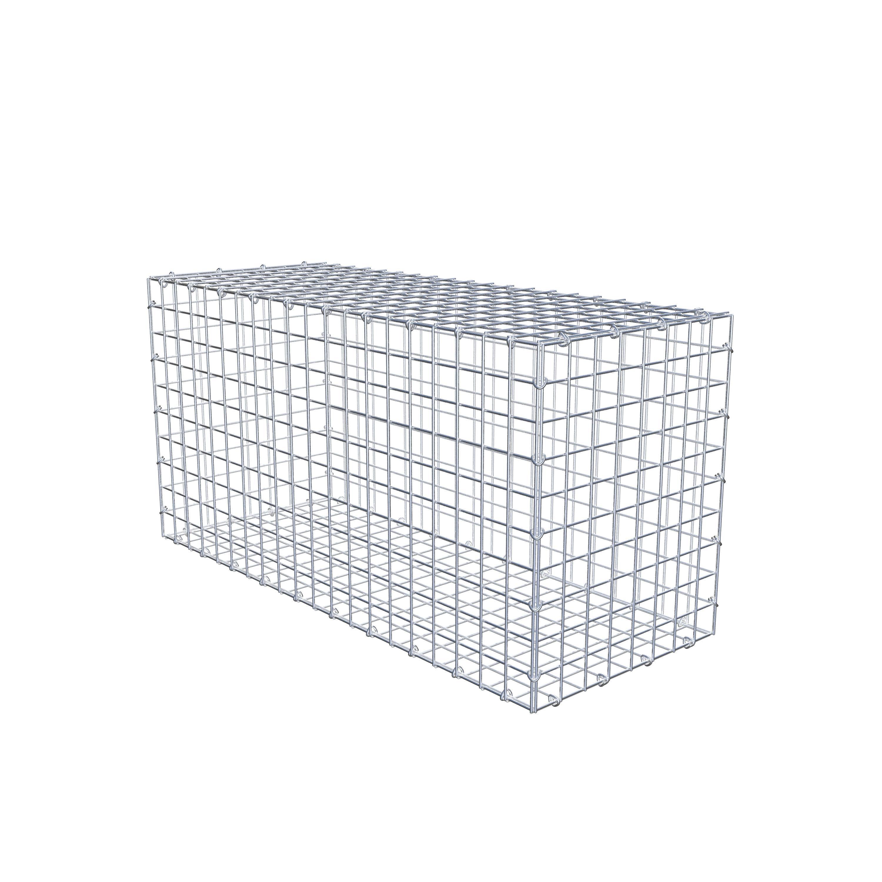 Gabion 100 cm x 50 cm x 40 cm (L x H x P), mailles 5 cm x 5 cm, anneau en C