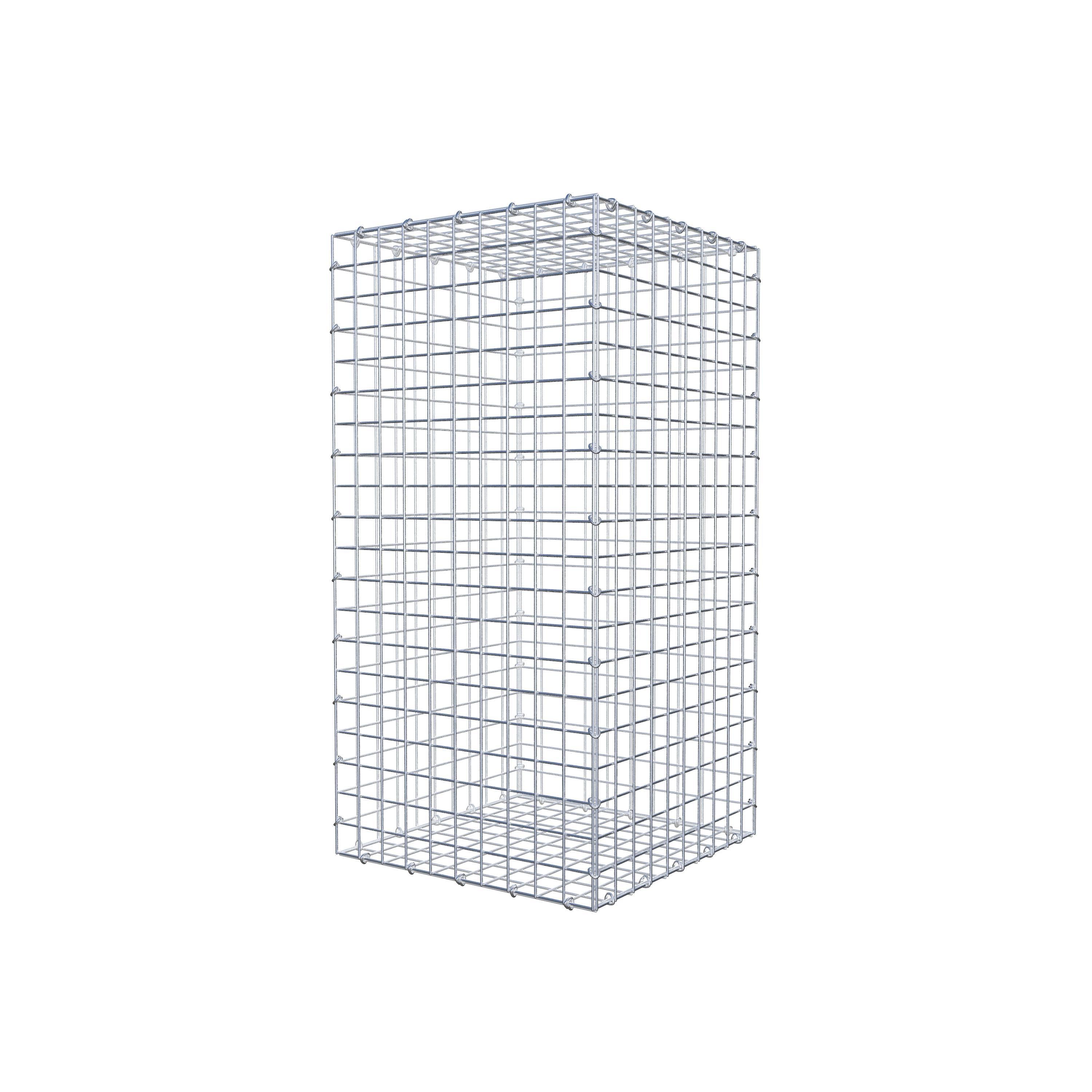 Gabion 100 cm x 50 cm x 50 cm (L x H x D), mesh size 5 cm x 5 cm, C-ring