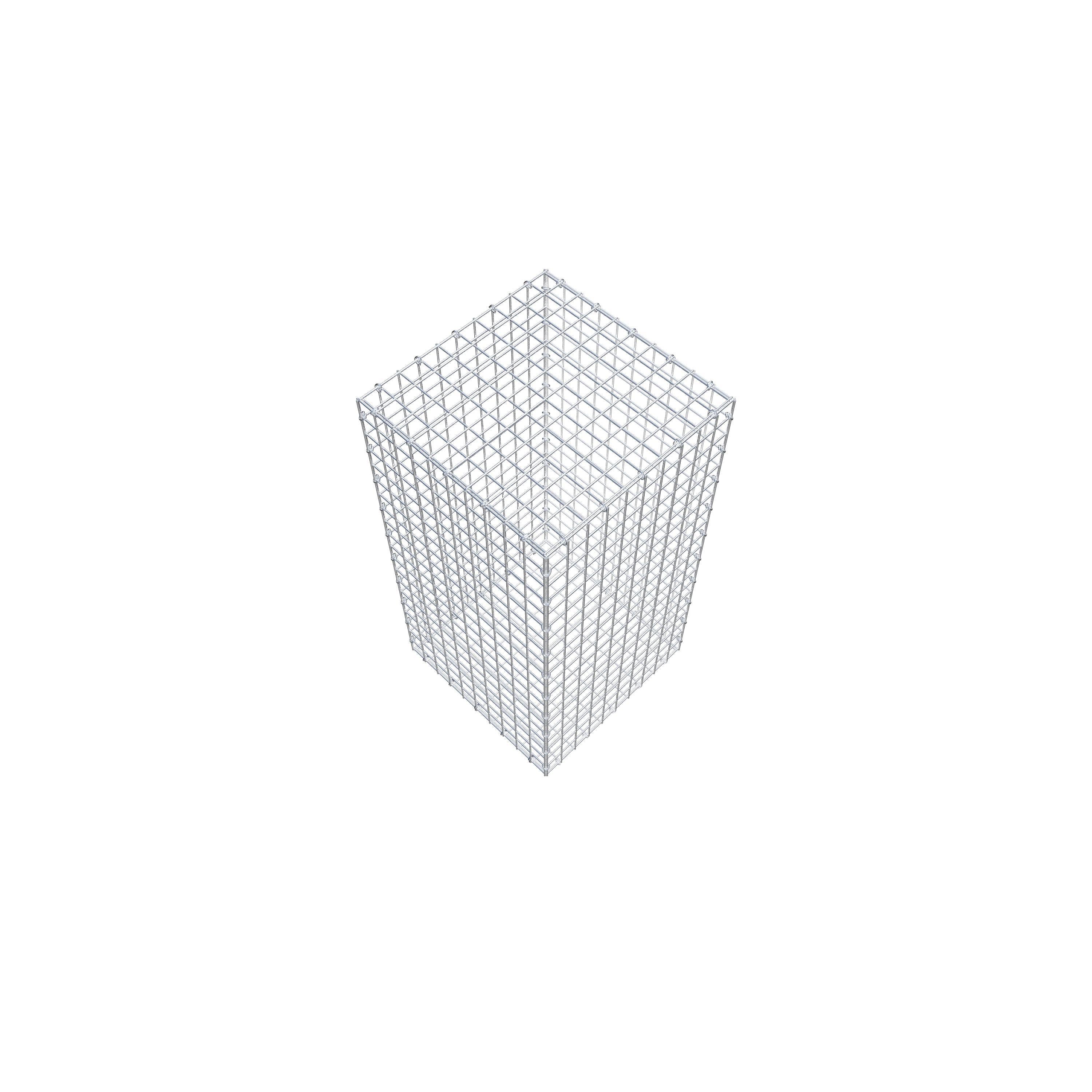 Gabion 100 cm x 50 cm x 50 cm (L x H x D), mesh size 5 cm x 5 cm, C-ring