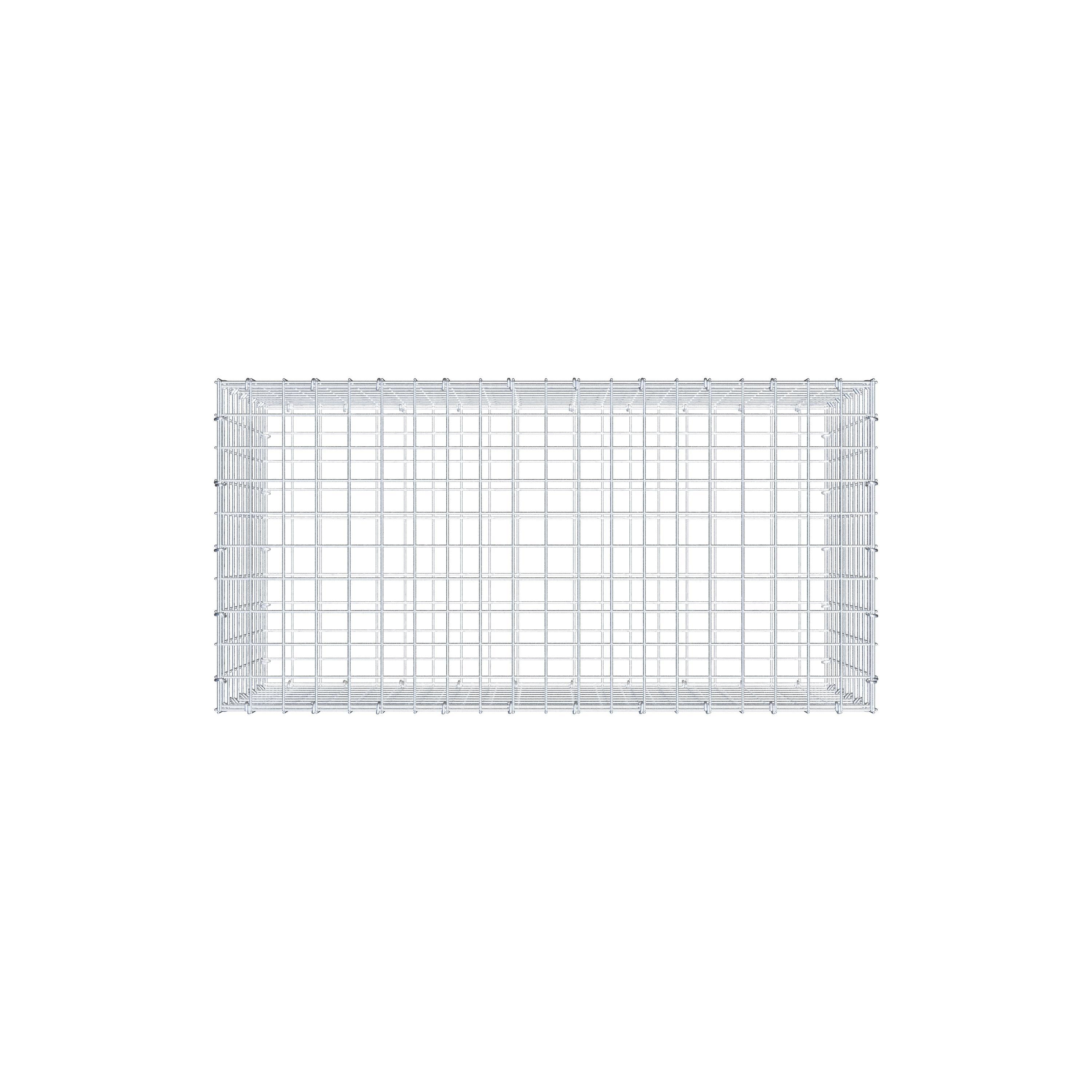 Gabion 100 cm x 50 cm x 50 cm (L x H x D), mesh size 5 cm x 5 cm, C-ring