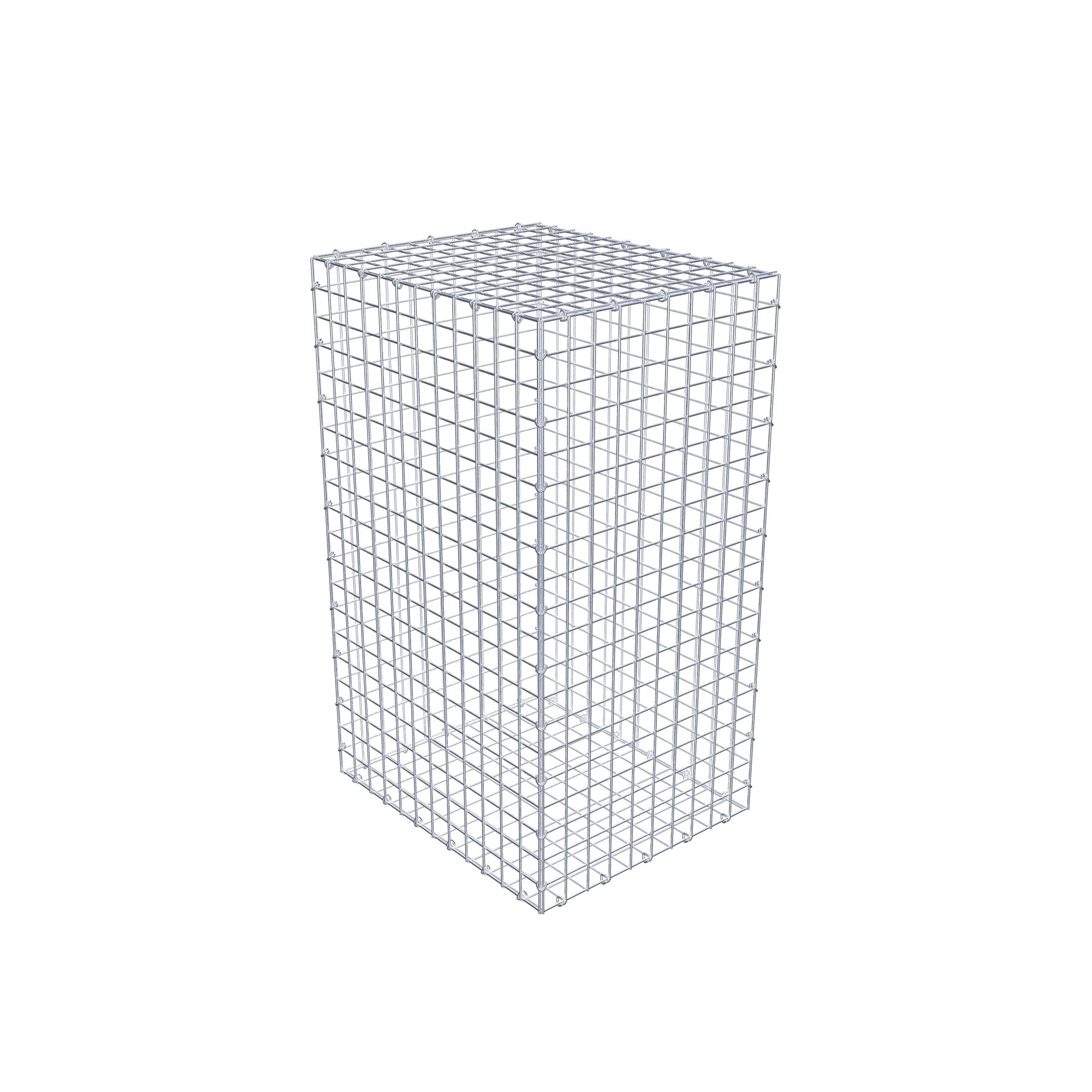 Gabion 100 cm x 60 cm x 50 cm (L x H x P), mailles 5 cm x 5 cm, anneau en C