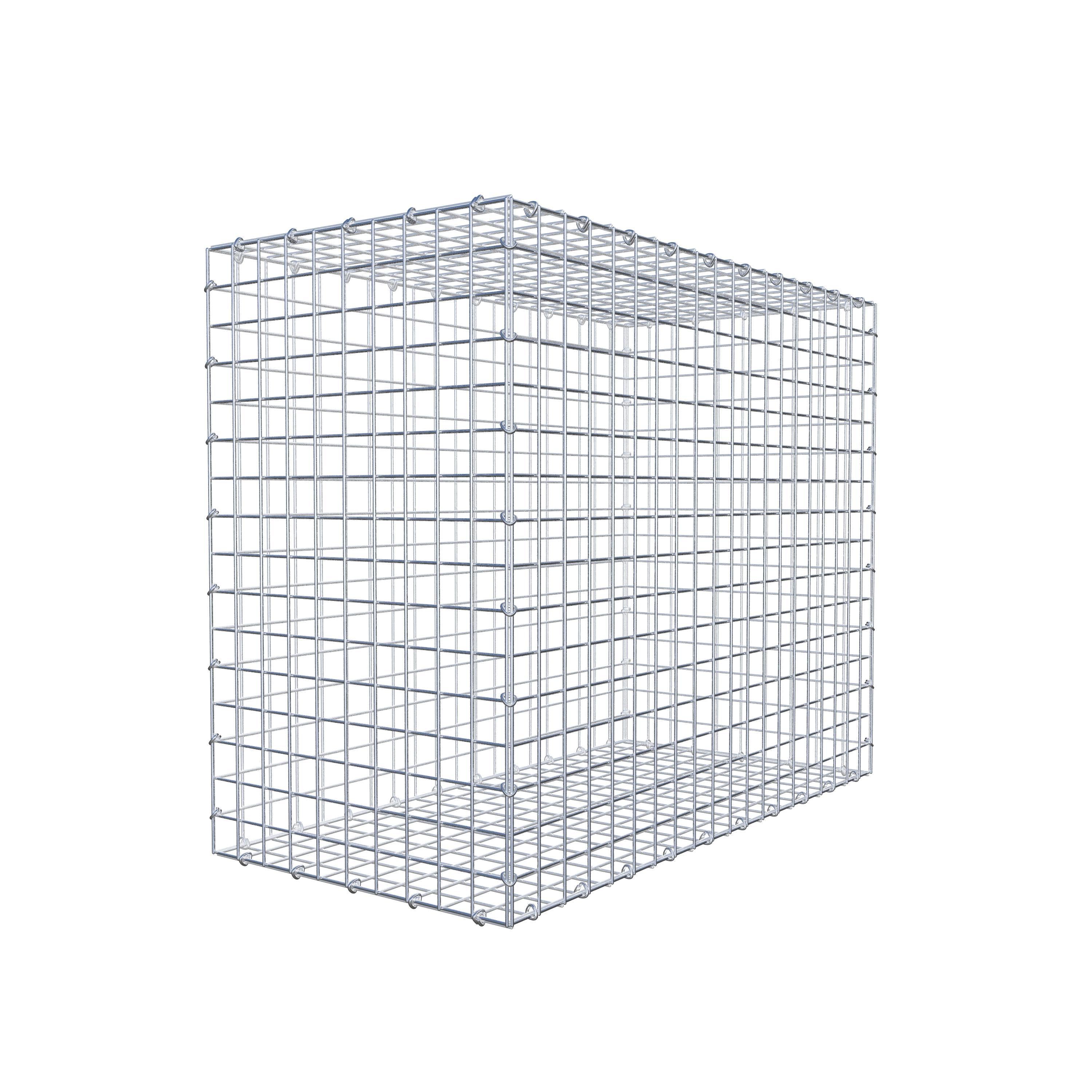 Gabion 100 cm x 80 cm x 50 cm (L x H x P), mailles 5 cm x 5 cm, anneau en C