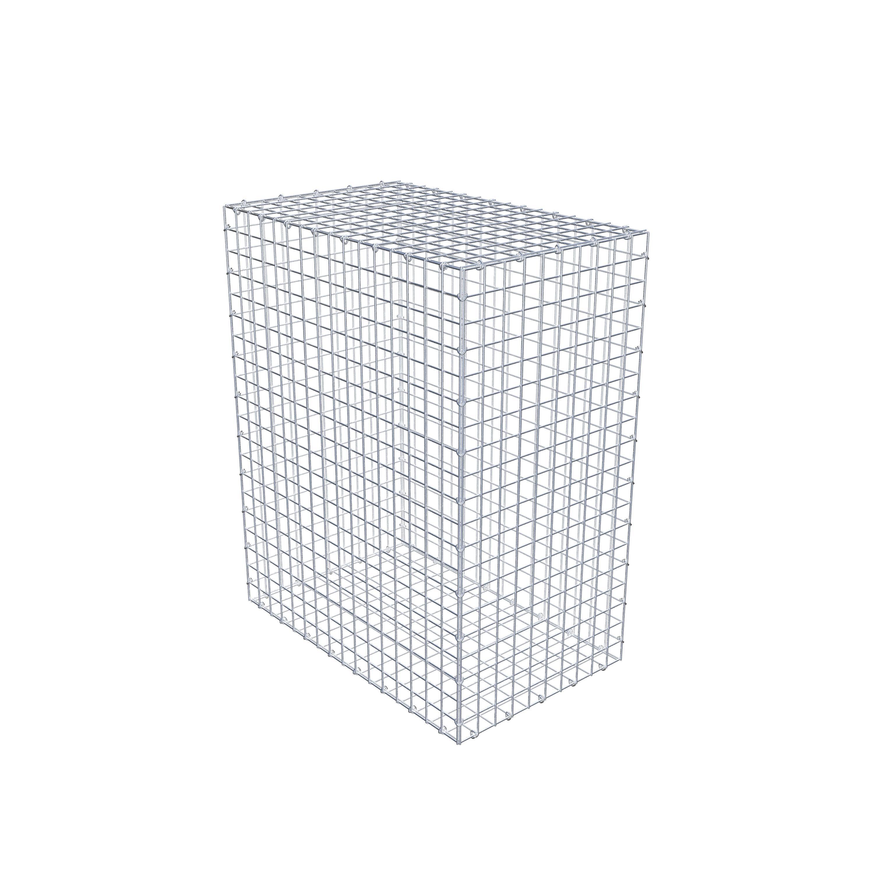 Gabion 100 cm x 80 cm x 50 cm (L x H x P), mailles 5 cm x 5 cm, anneau en C