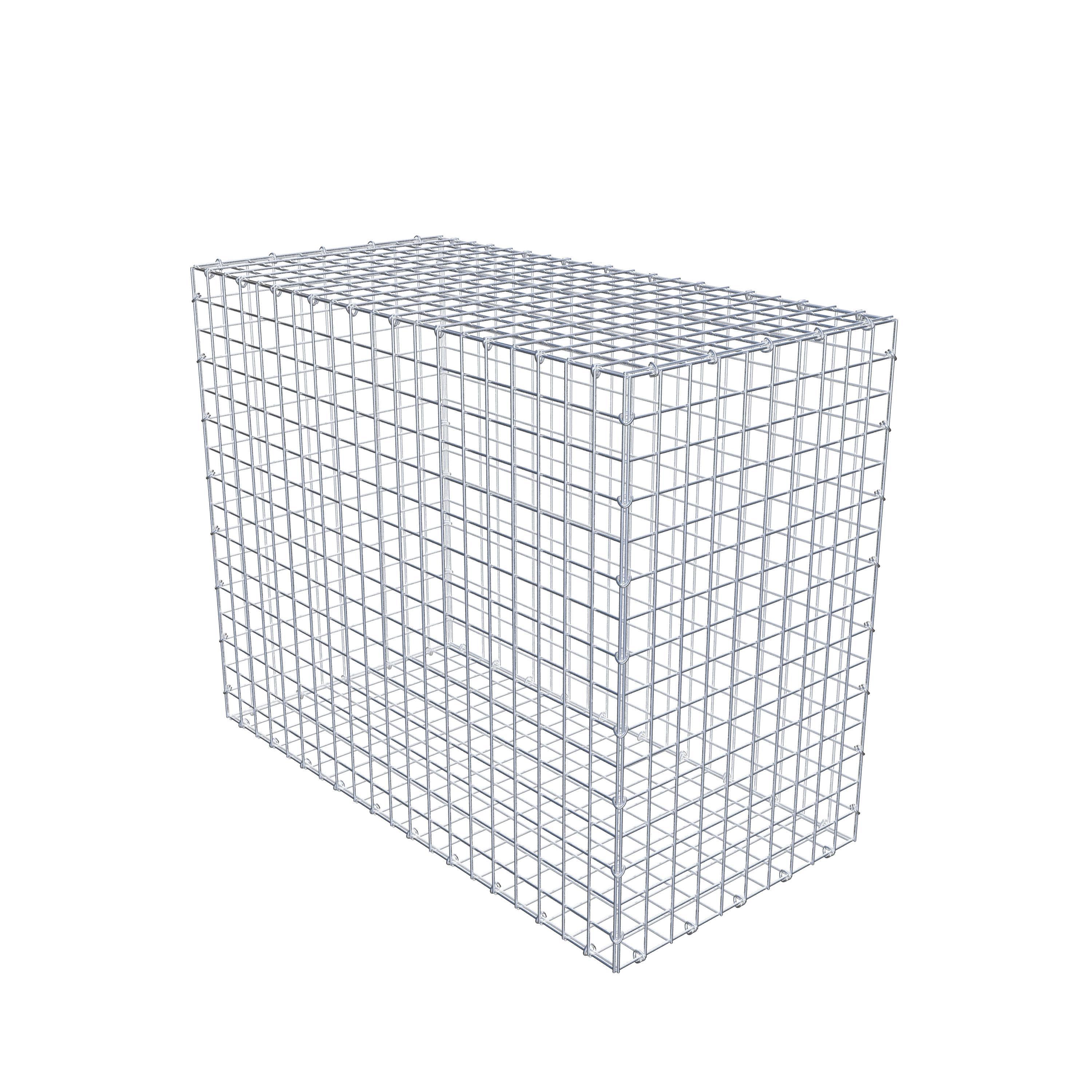 Gabion 100 cm x 80 cm x 50 cm (L x H x P), mailles 5 cm x 5 cm, anneau en C