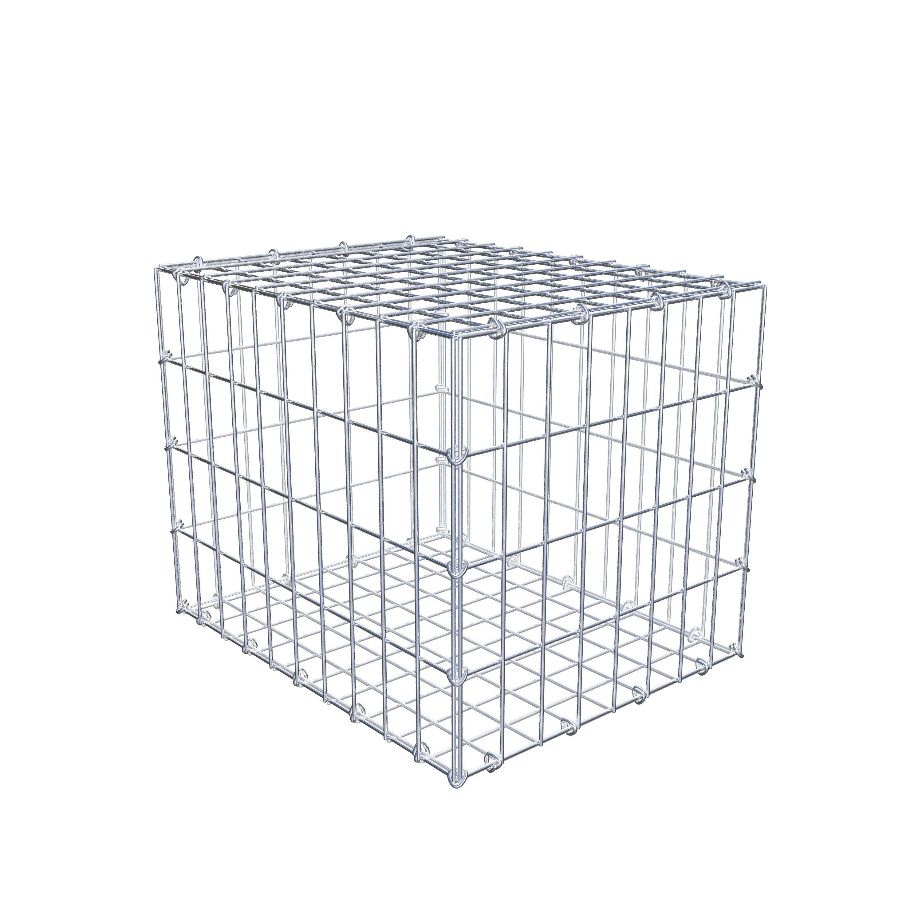 Gabion 50 cm x 40 cm x 40 cm (L x H x P), mailles 5 cm x 10 cm, anneau en C