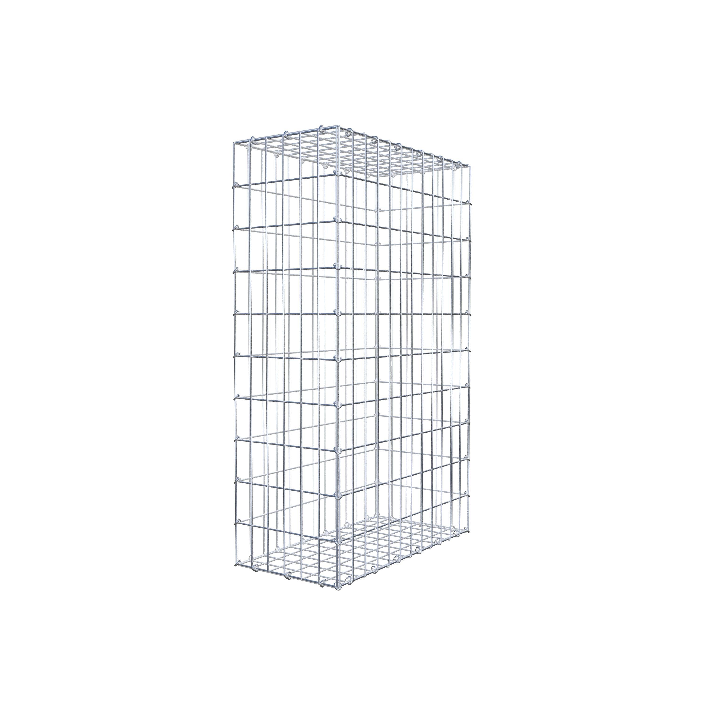 Gabion 100 cm x 60 cm x 30 cm (L x H x D), mesh size 5 cm x 10 cm, C-ring