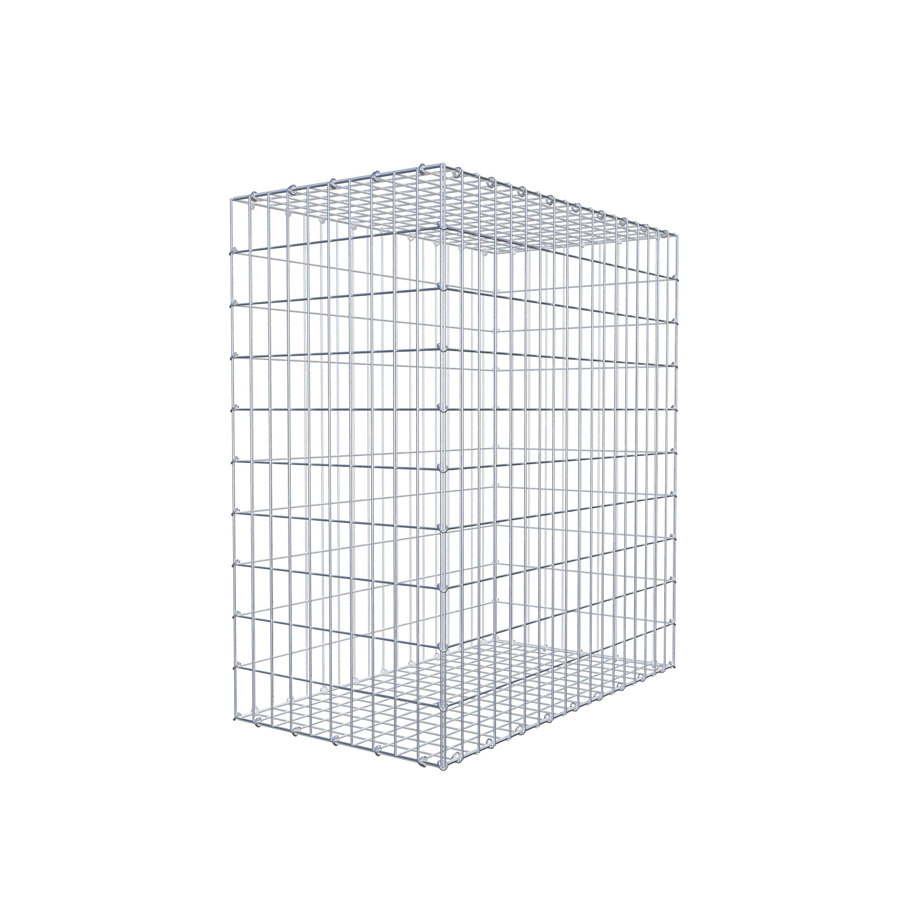Gabion 100 cm x 90 cm x 50 cm (L x H x P), mailles 5 cm x 10 cm, anneau en C