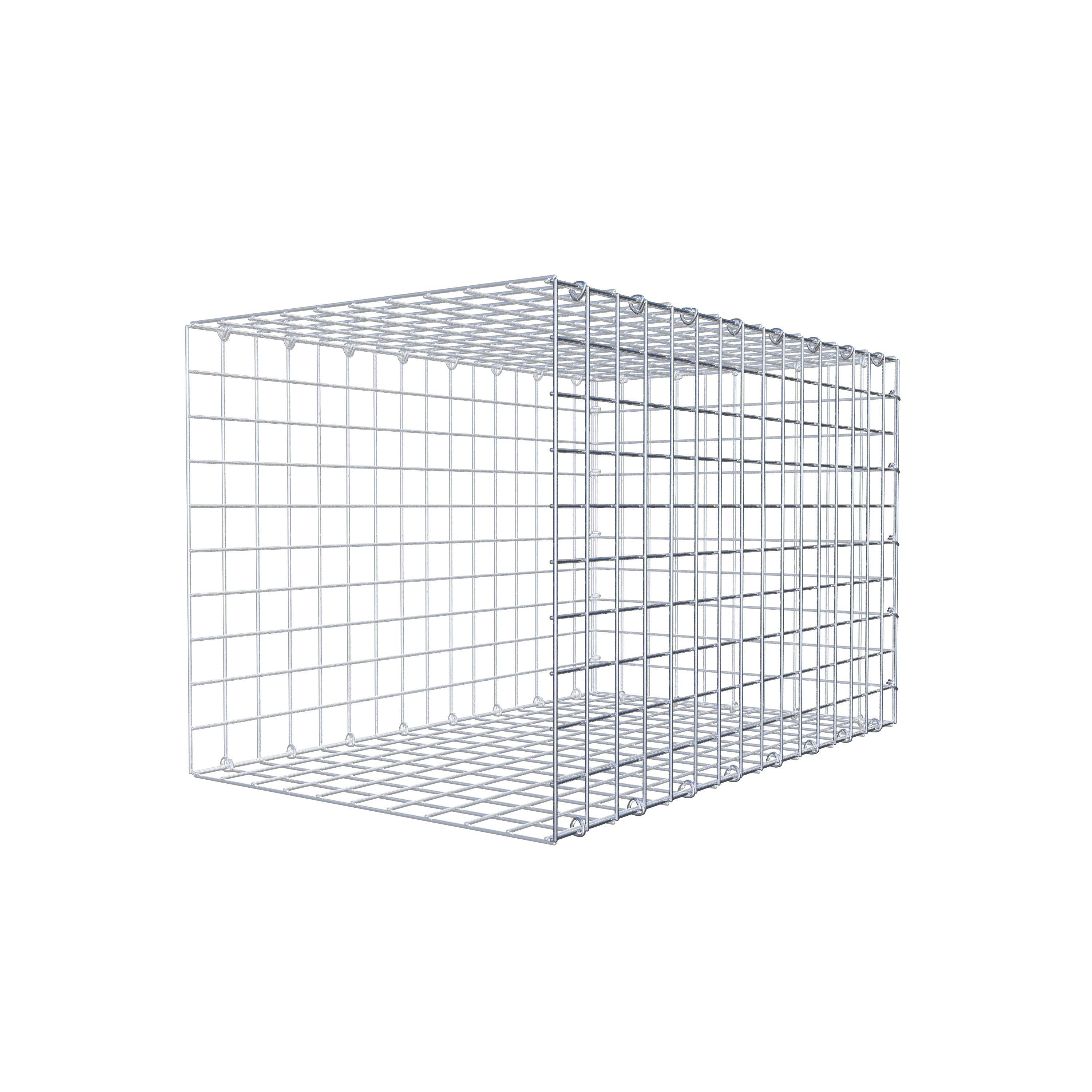 Fourche rapportée type 2 80 cm x 50 cm x 50 cm (L x H x P), mailles 5 cm x 5 cm, anneau C