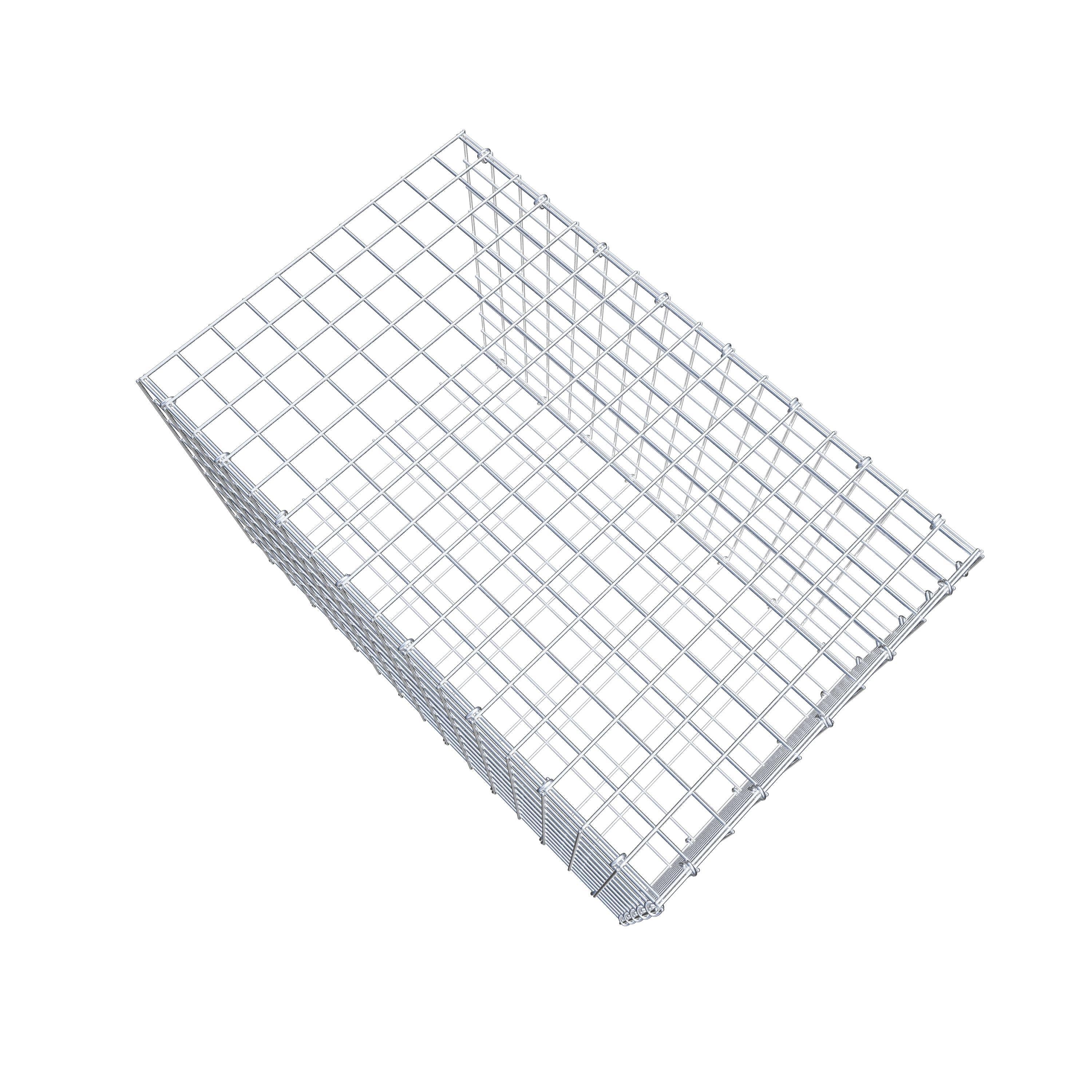 Fourche rapportée type 2 80 cm x 50 cm x 50 cm (L x H x P), mailles 5 cm x 5 cm, anneau C