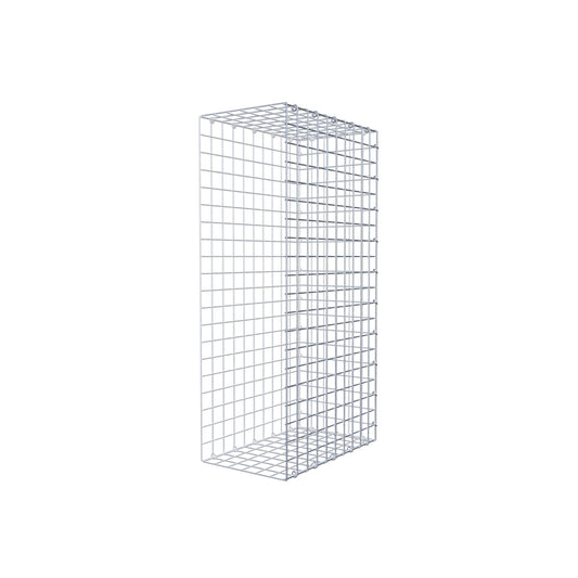 Fästbar gabion typ 2 100 cm x 50 cm x 30 cm (L x H x D), maskstorlek 5 cm x 5 cm, C-ring