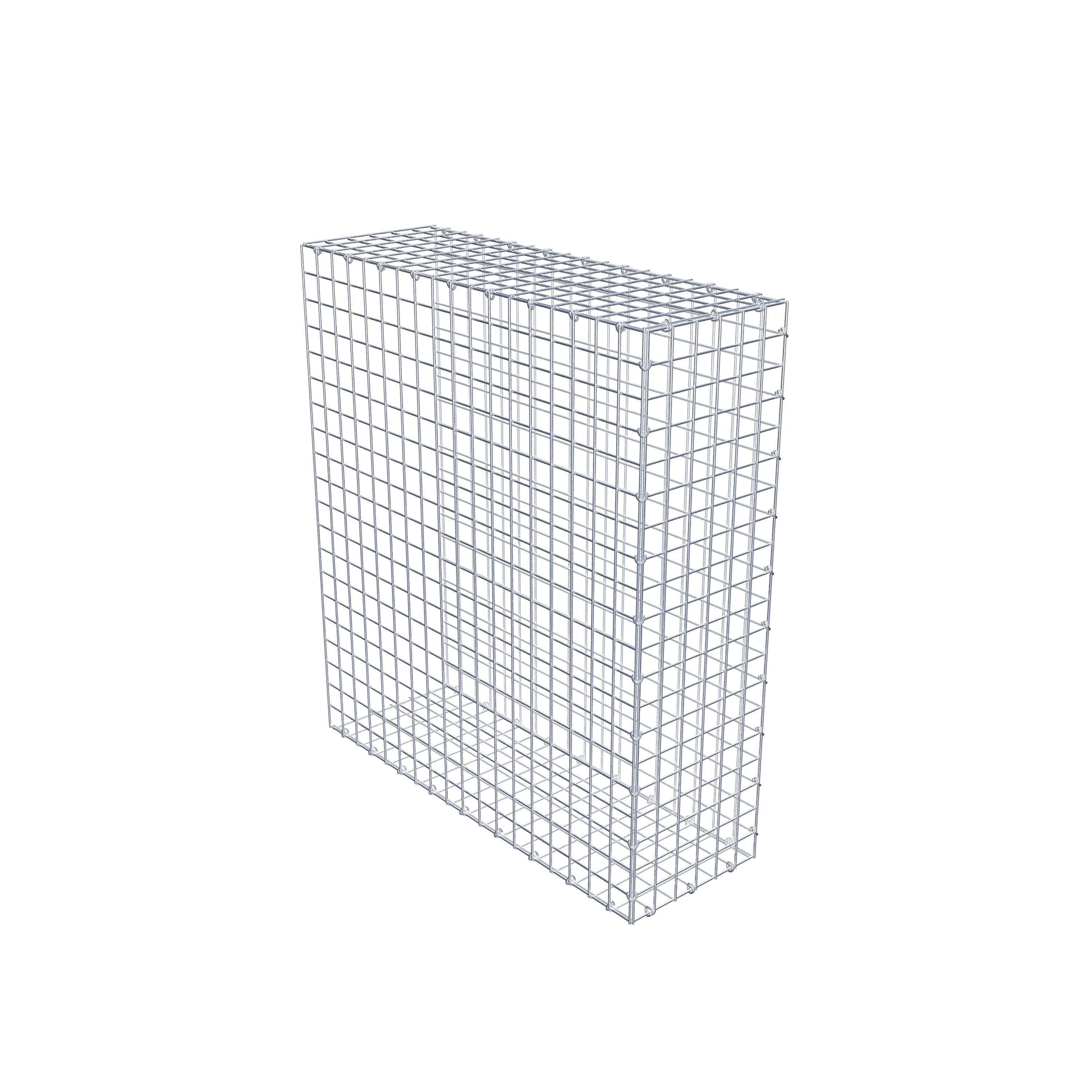 Gabbione aggiuntivo di tipo 2 100 cm x 90 cm x 30 cm (L x H x P), maglia 5 cm x 5 cm, anello a C