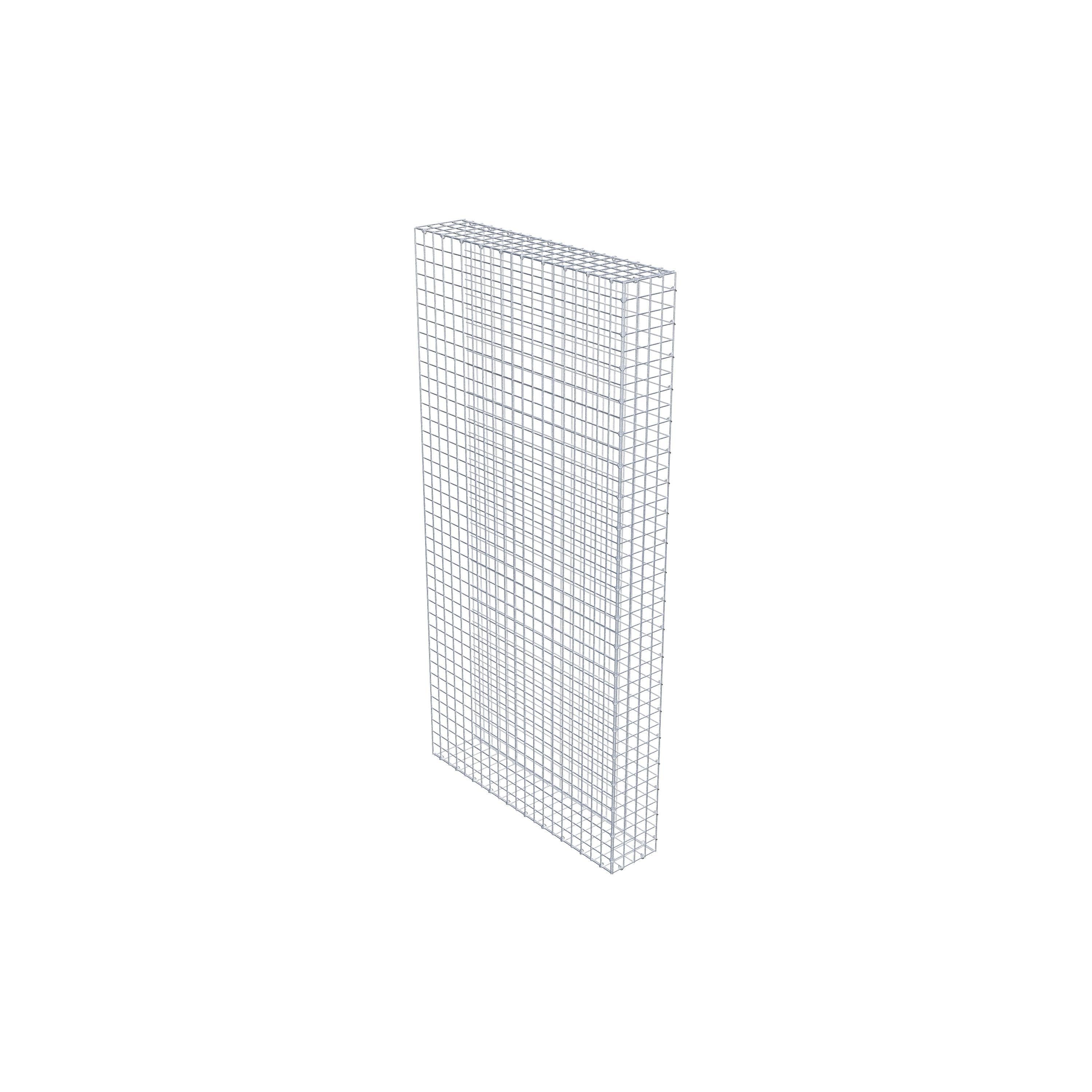 Opzetpaal type 2 200 cm x 100 cm x 20 cm (L x H x D), maaswijdte 5 cm x 5 cm, C-ring