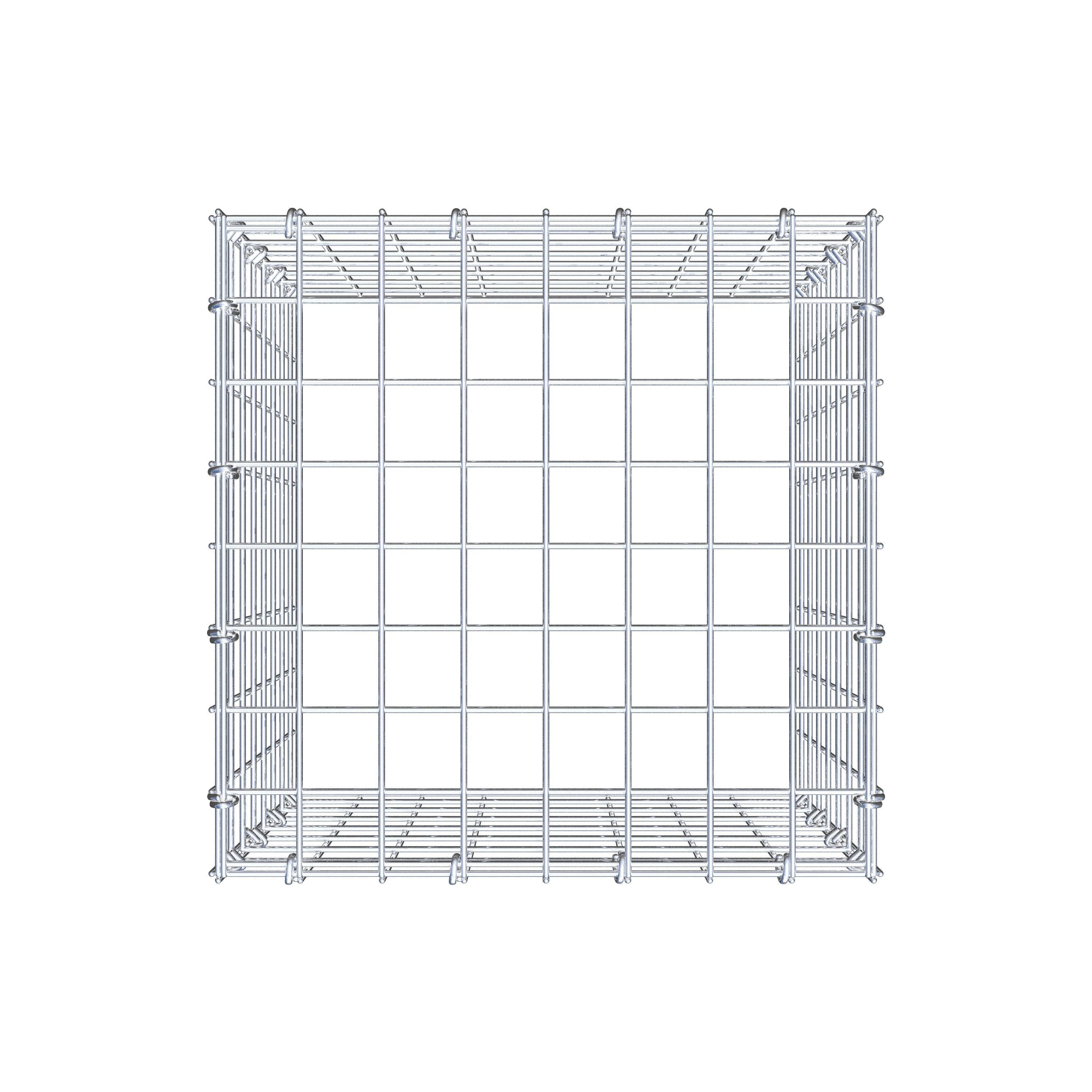 Pila adicional tipo 3 40 cm x 40 cm x 40 cm (L x A x P), malla 5 cm x 5 cm, anillo en C