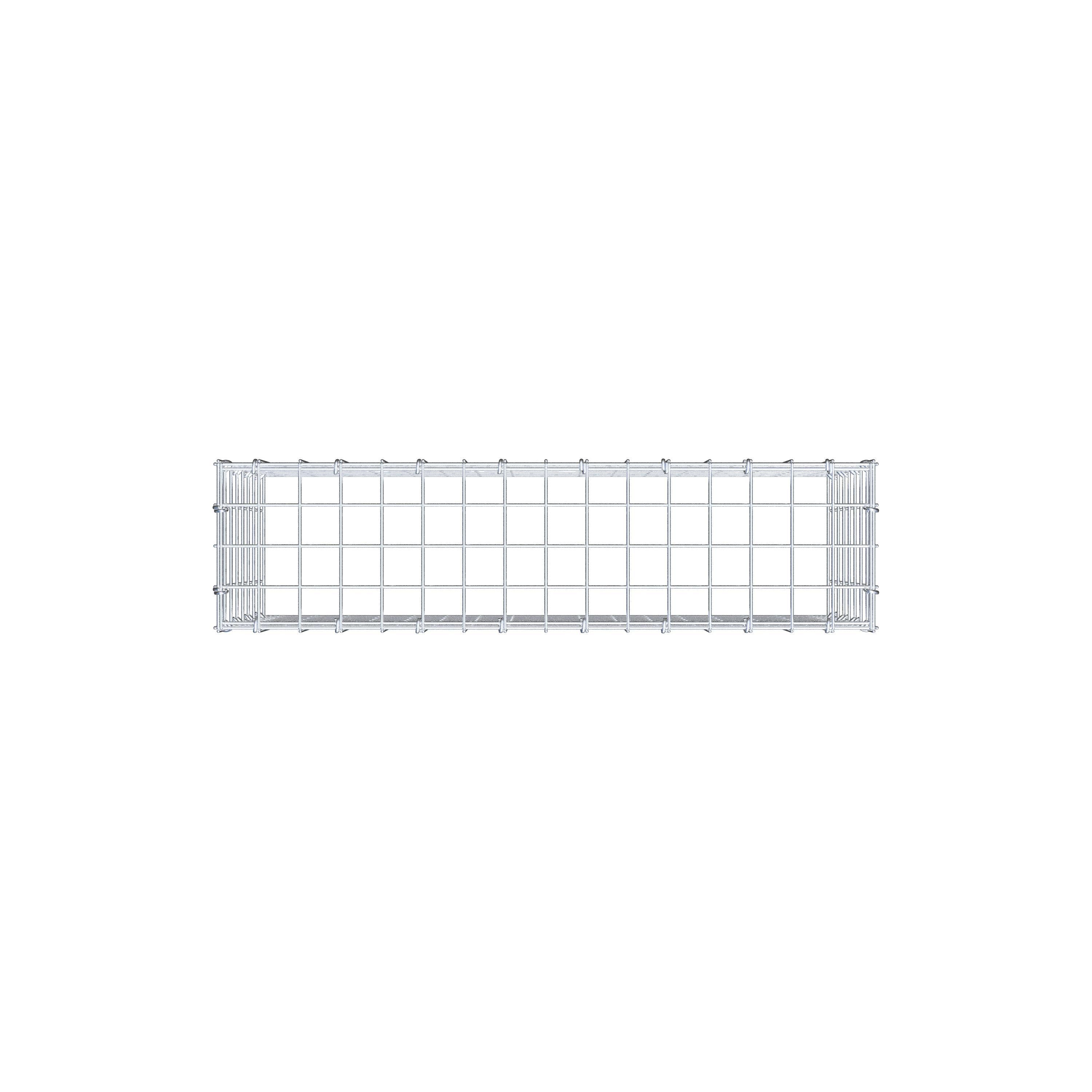 Add-on pool type 3 80 cm x 40 cm x 20 cm (L x H x D), maaswijdte 5 cm x 5 cm, C-ring