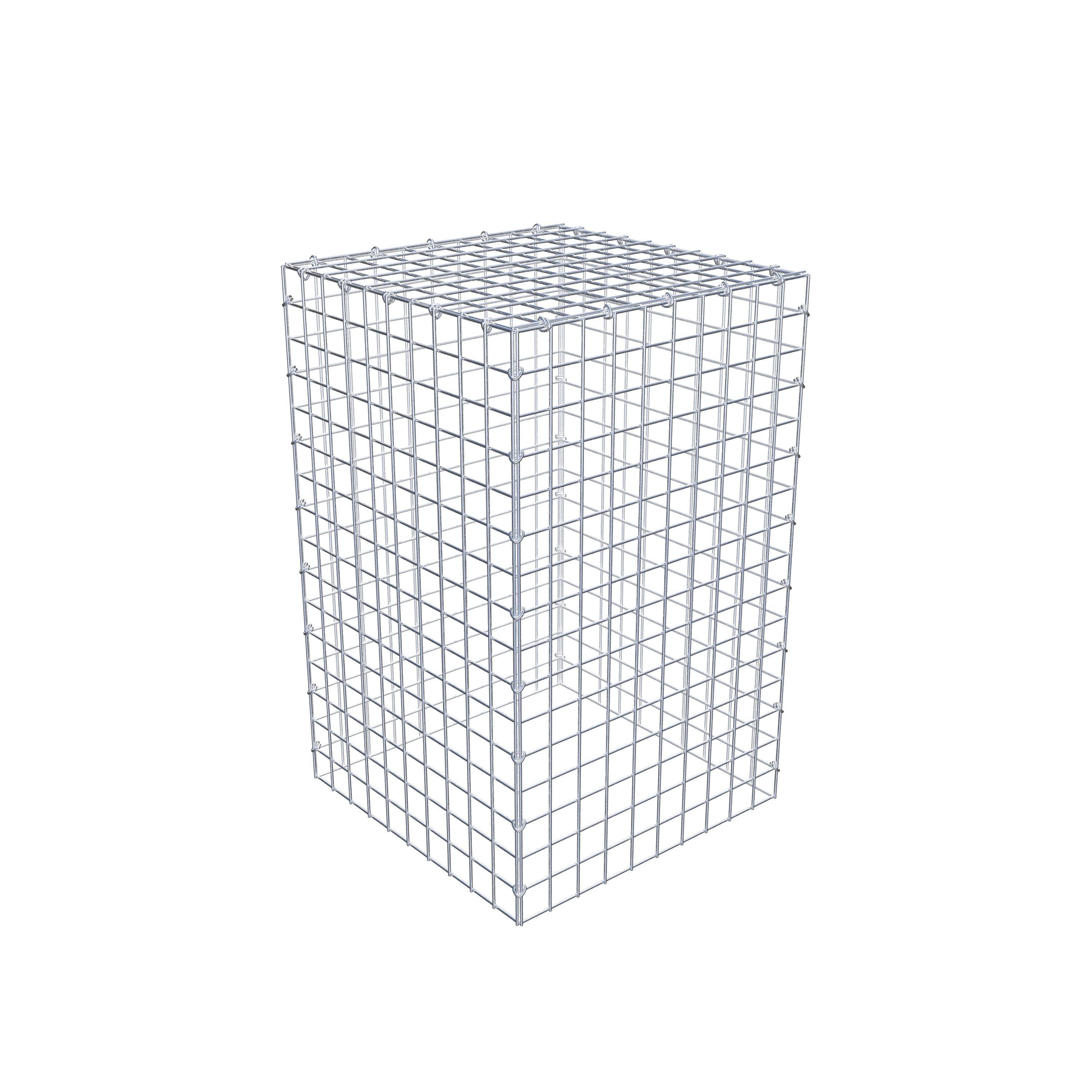 Toegevoegde pool type 3 80 cm x 50 cm x 50 cm (L x H x D), maaswijdte 5 cm x 5 cm, C-ring