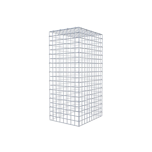 Mounted gabion type 3 100 cm x 50 cm x 40 cm (L x H x D), mesh size 5 cm x 5 cm, C-ring