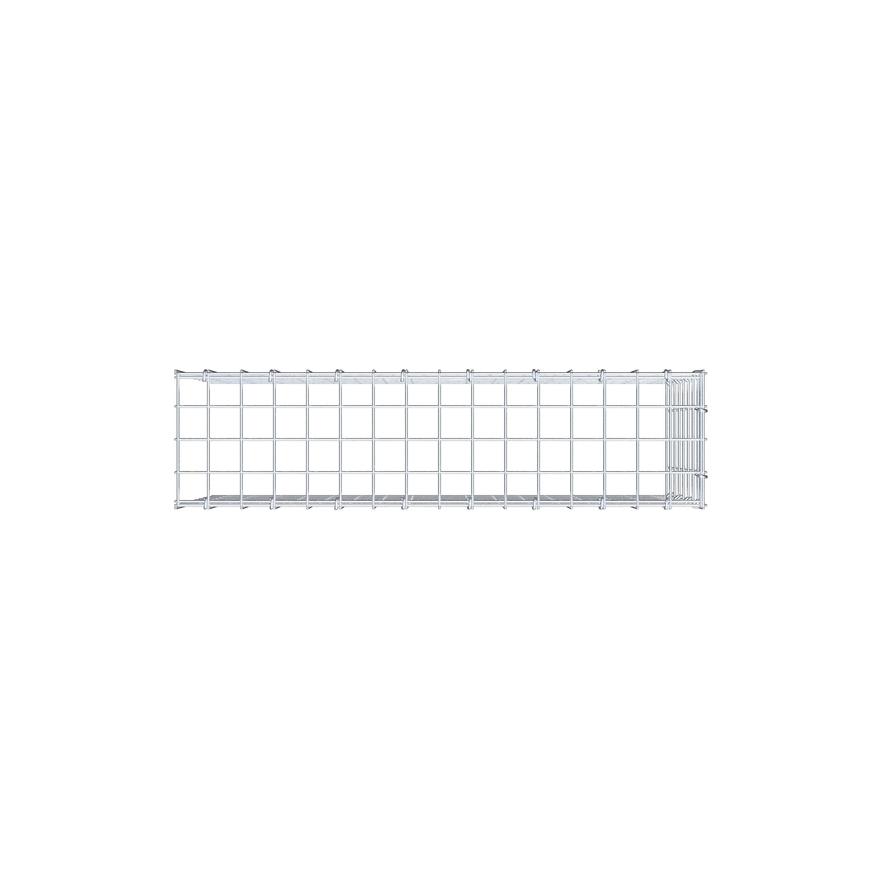 Tilläggspåle typ 4 80 cm x 40 cm x 20 cm (L x H x D), maskstorlek 5 cm x 5 cm, C-ring