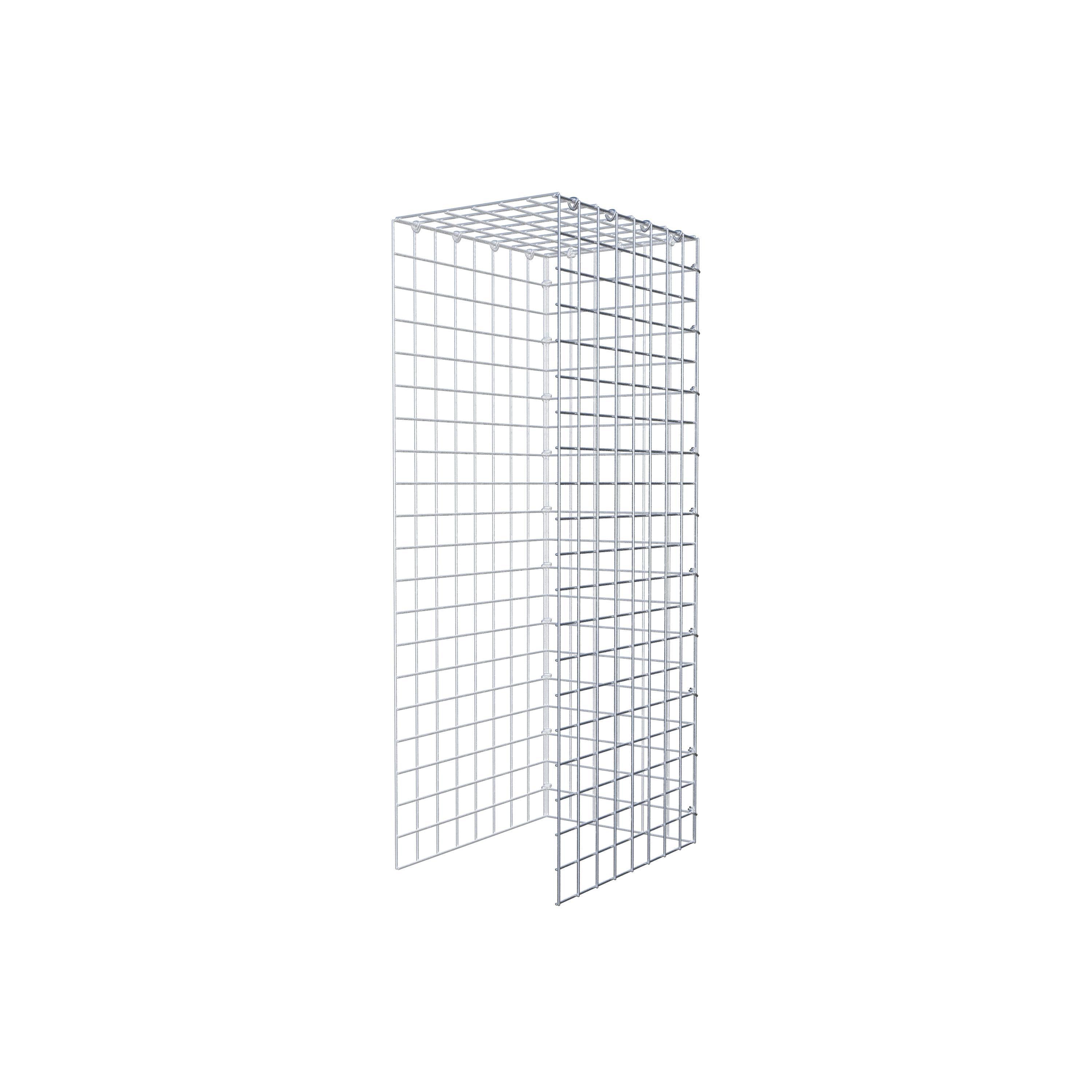 Gabião Tipo 4 100 cm x 40 cm x 30 cm (C x A x P), malhagem 5 cm x 5 cm, anel C