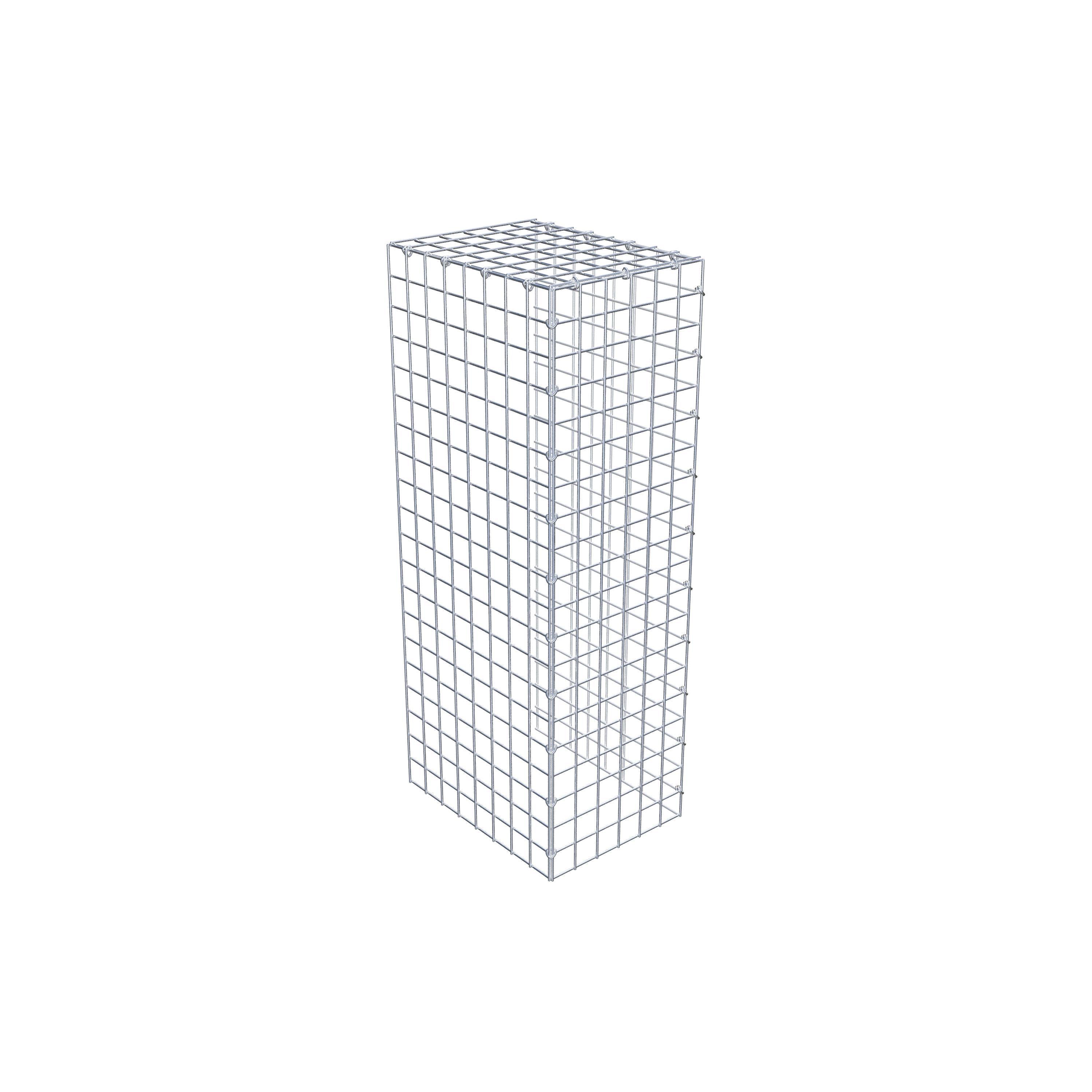 Gabião Tipo 4 100 cm x 40 cm x 30 cm (C x A x P), malhagem 5 cm x 5 cm, anel C