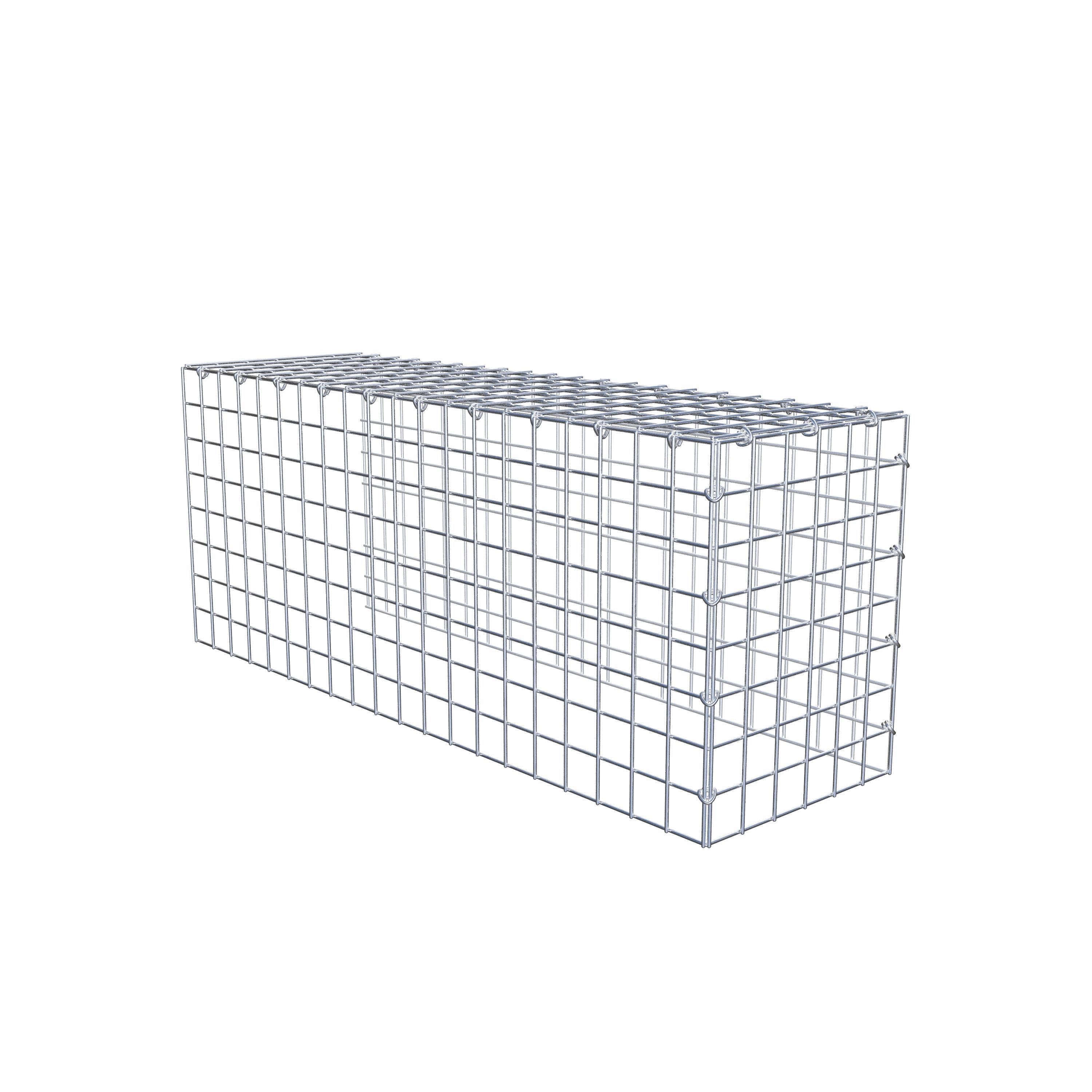 Gabião Tipo 4 100 cm x 40 cm x 30 cm (C x A x P), malhagem 5 cm x 5 cm, anel C