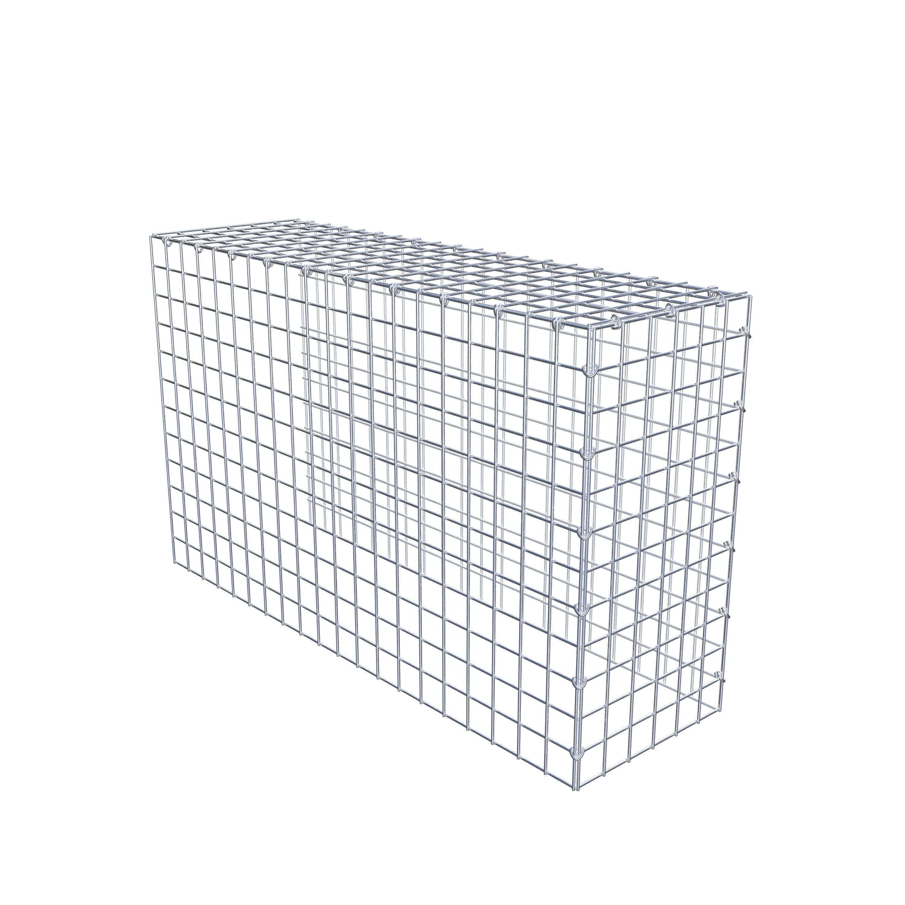 Gabião Tipo 4 100 cm x 60 cm x 30 cm (C x A x P), malhagem 5 cm x 5 cm, anel C