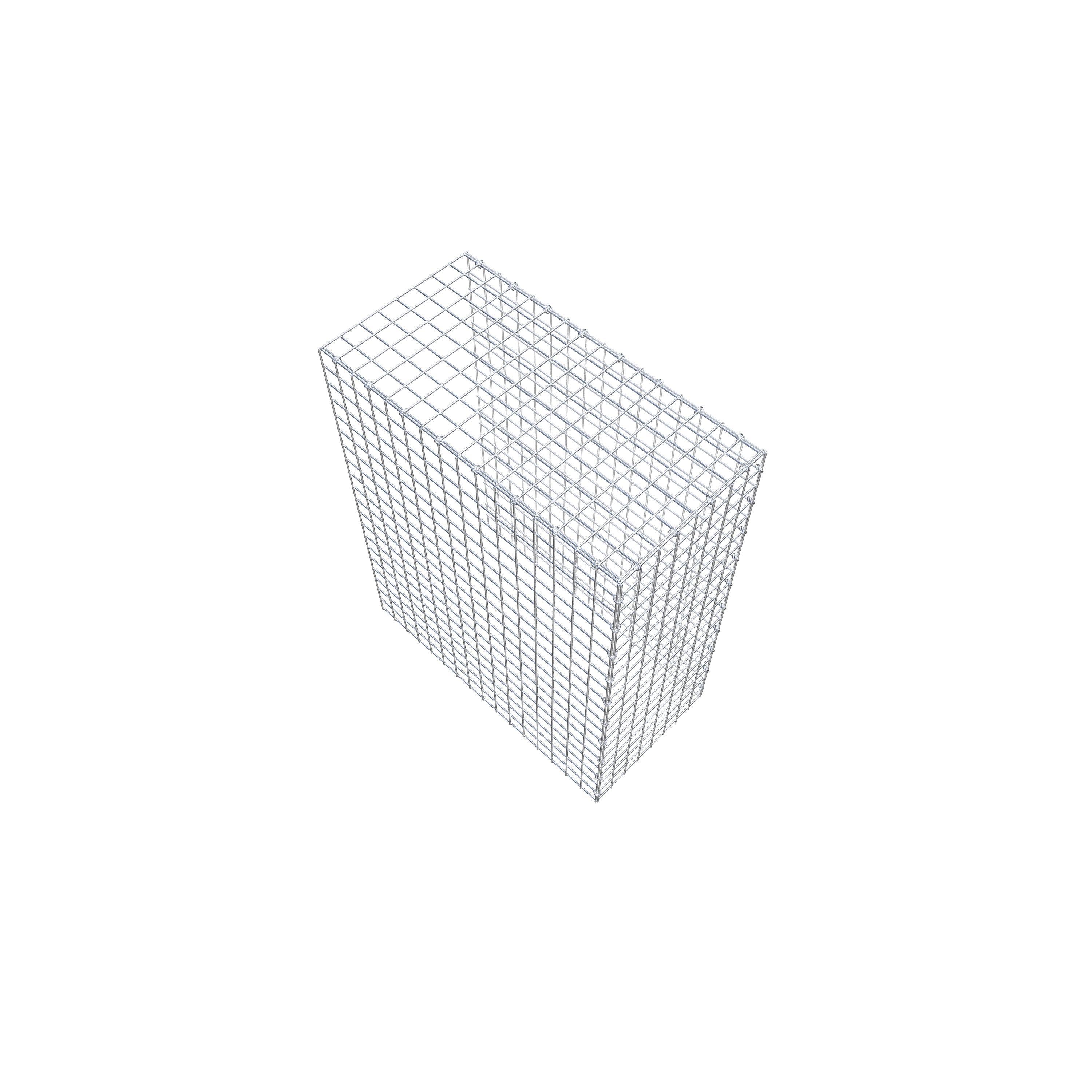 Fourche rapportée type 4 100 cm x 80 cm x 40 cm (L x H x P), mailles 5 cm x 5 cm, anneau C