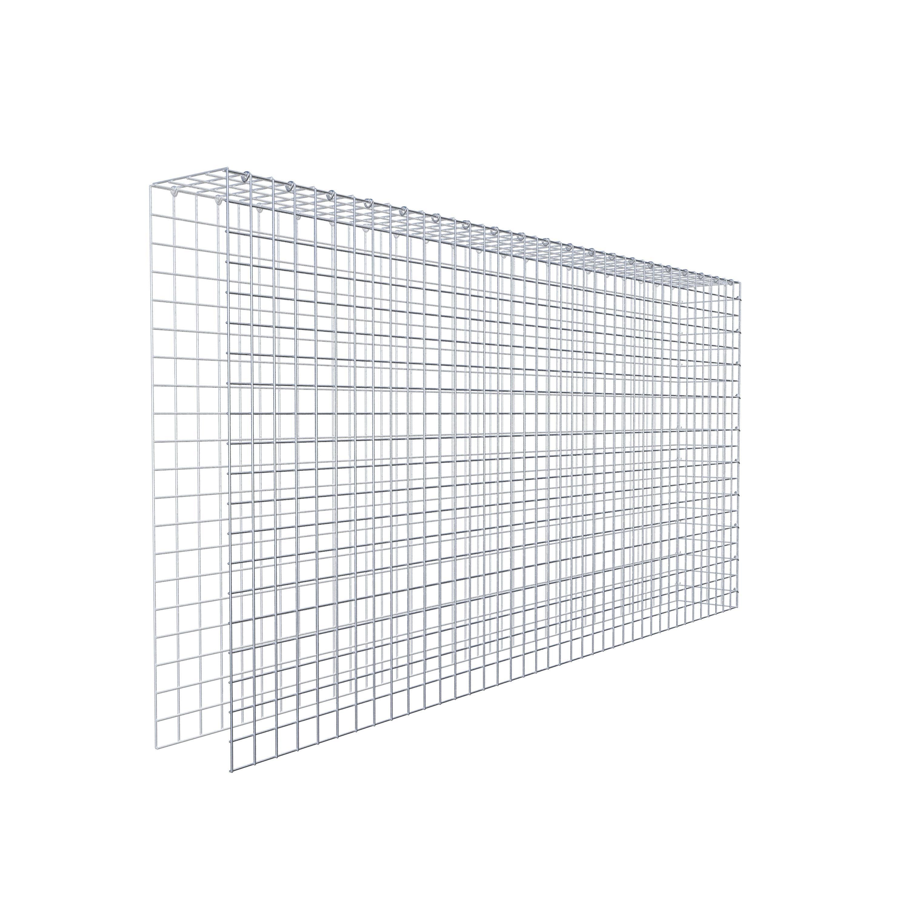 Extra gabion typ 4 200 cm x 100 cm x 20 cm (L x H x D), maskstorlek 5 cm x 5 cm, C-ring