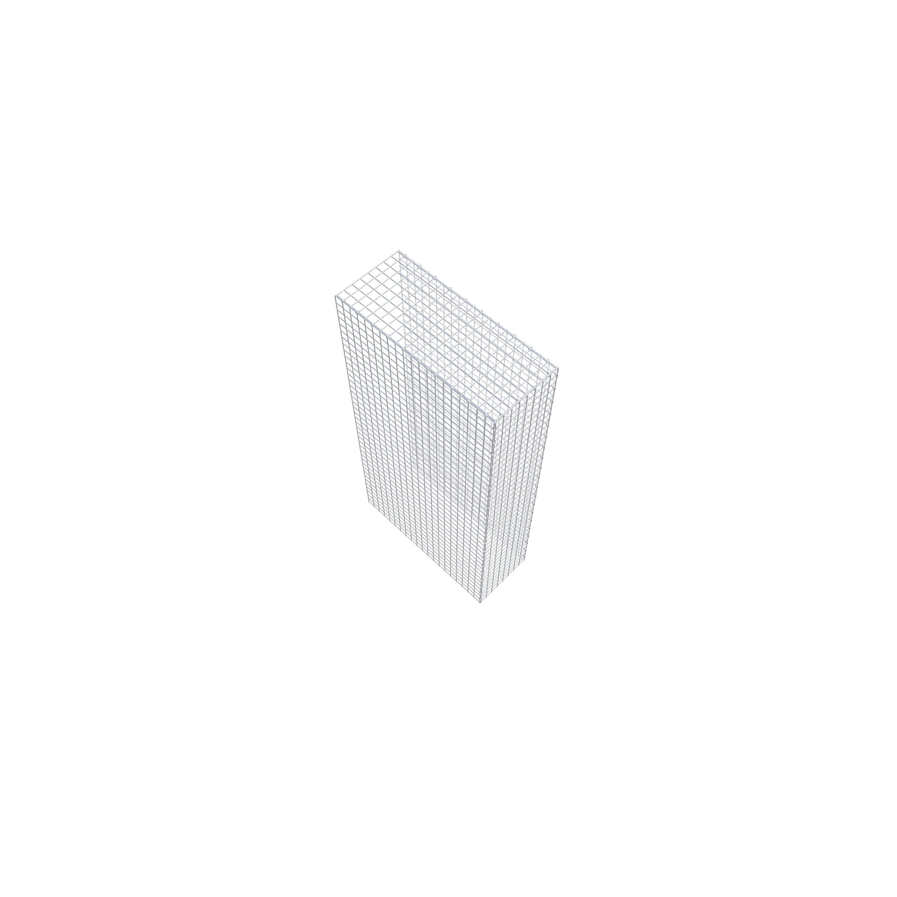 Fourche rapportée type 4 200 cm x 100 cm x 40 cm (L x H x P), mailles 5 cm x 5 cm, anneau C