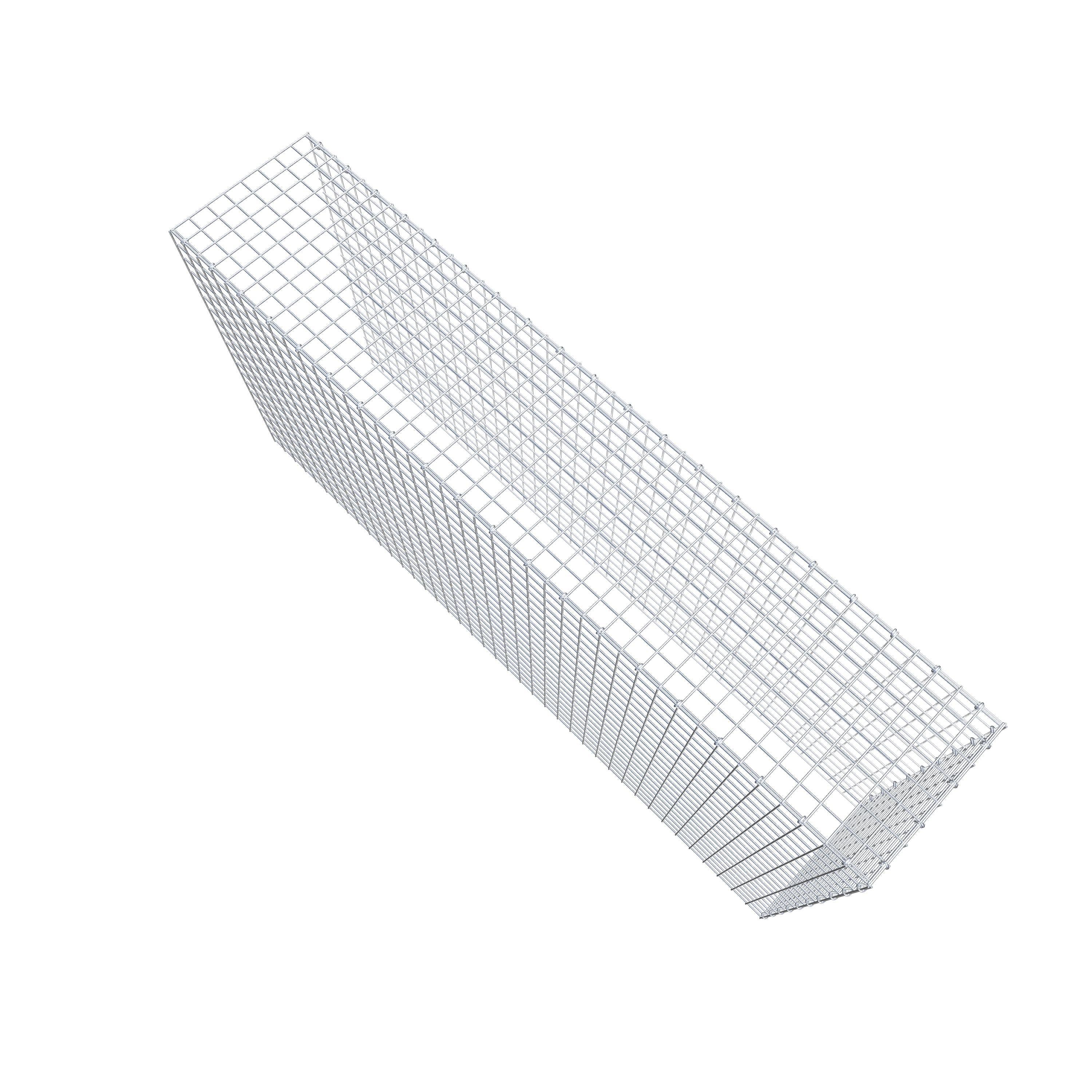 Fourche rapportée type 4 200 cm x 100 cm x 40 cm (L x H x P), mailles 5 cm x 5 cm, anneau C