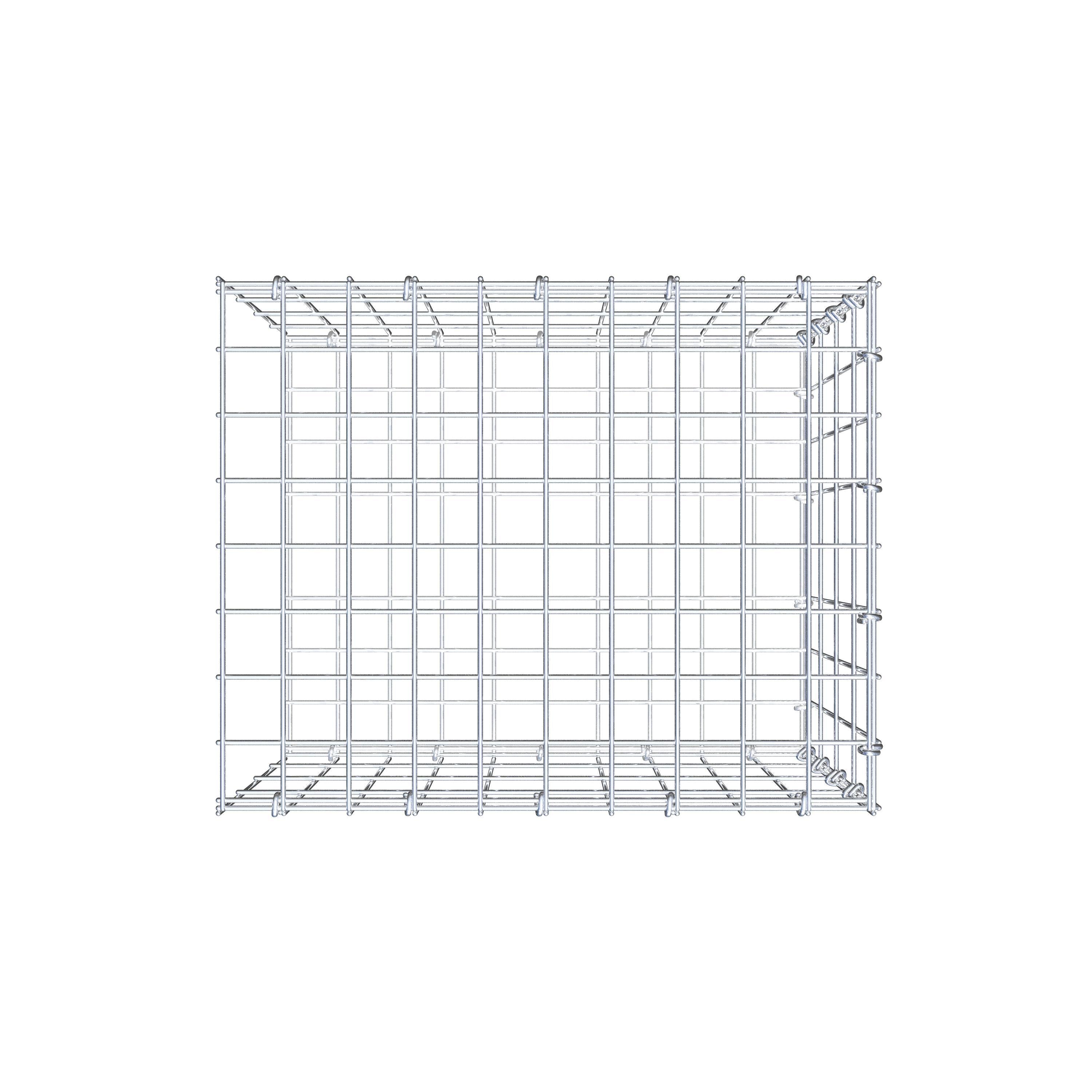 Pila adicional tipo 2 50 cm x 40 cm x 40 cm, malla 5 cm x 10 cm, anillo en C