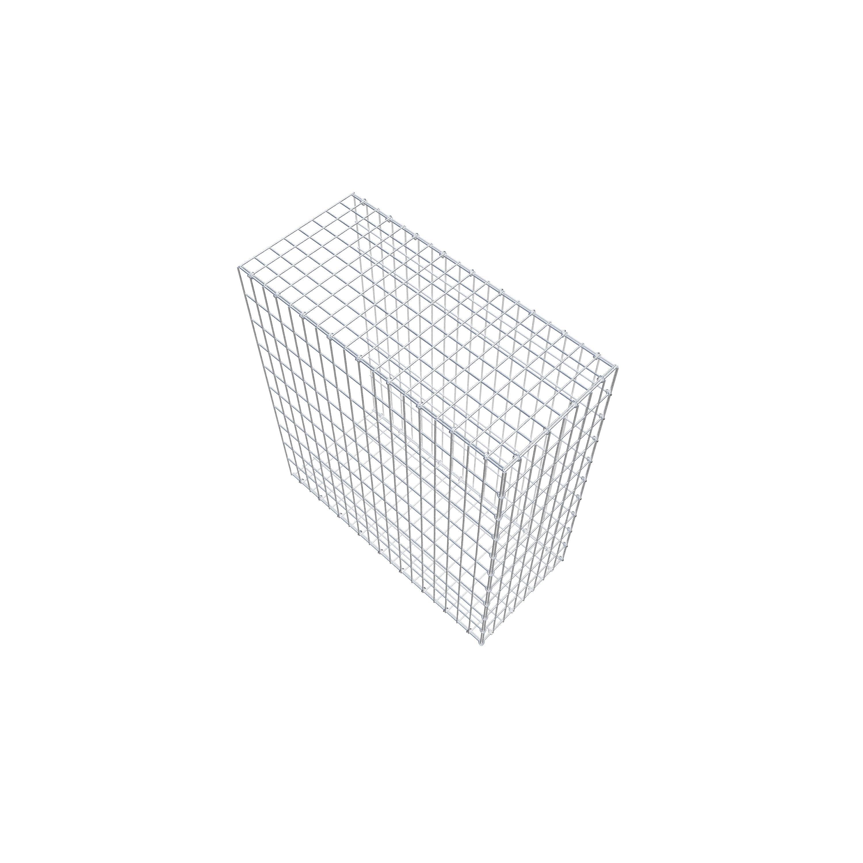 Pila adicional tipo 2 100 cm x 90 cm x 40 cm, malla 5 cm x 10 cm, anillo en C